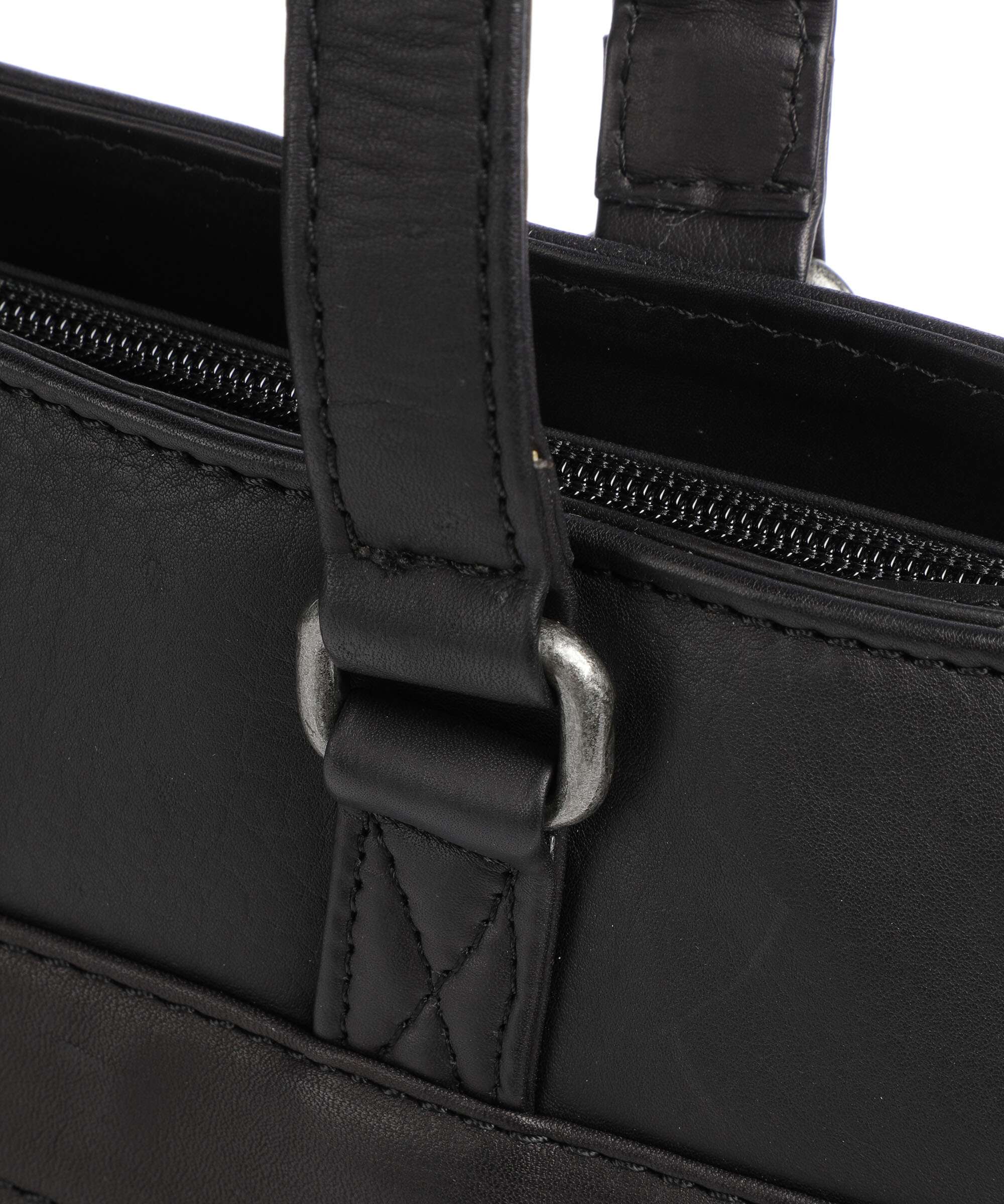 The Chesterfield Brand Cow Wax Pull Up Fidenza Cabas black - Image 3