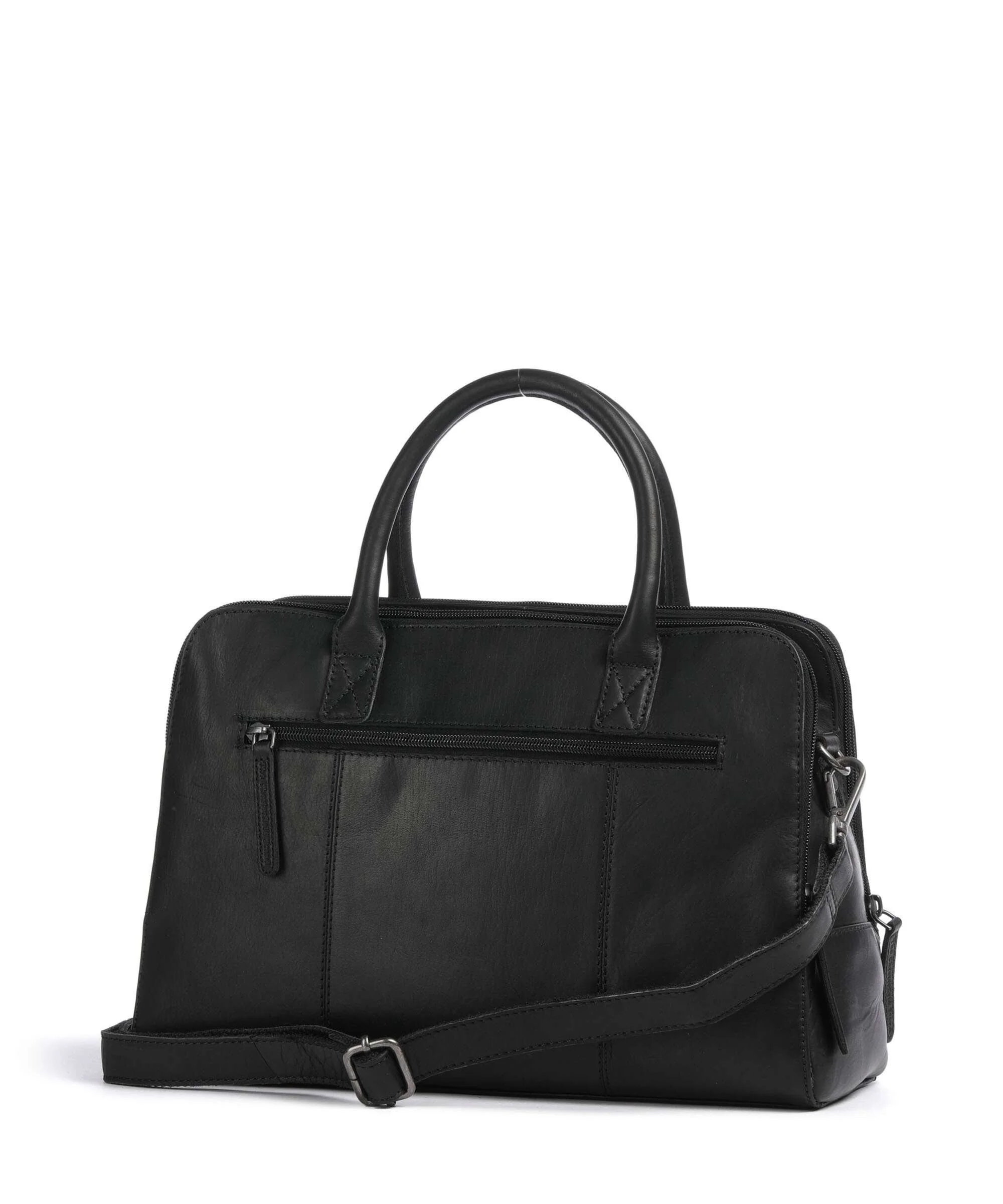 The Chesterfield Brand Cow Wax Pull Up Layton Sac à main black - Image 2