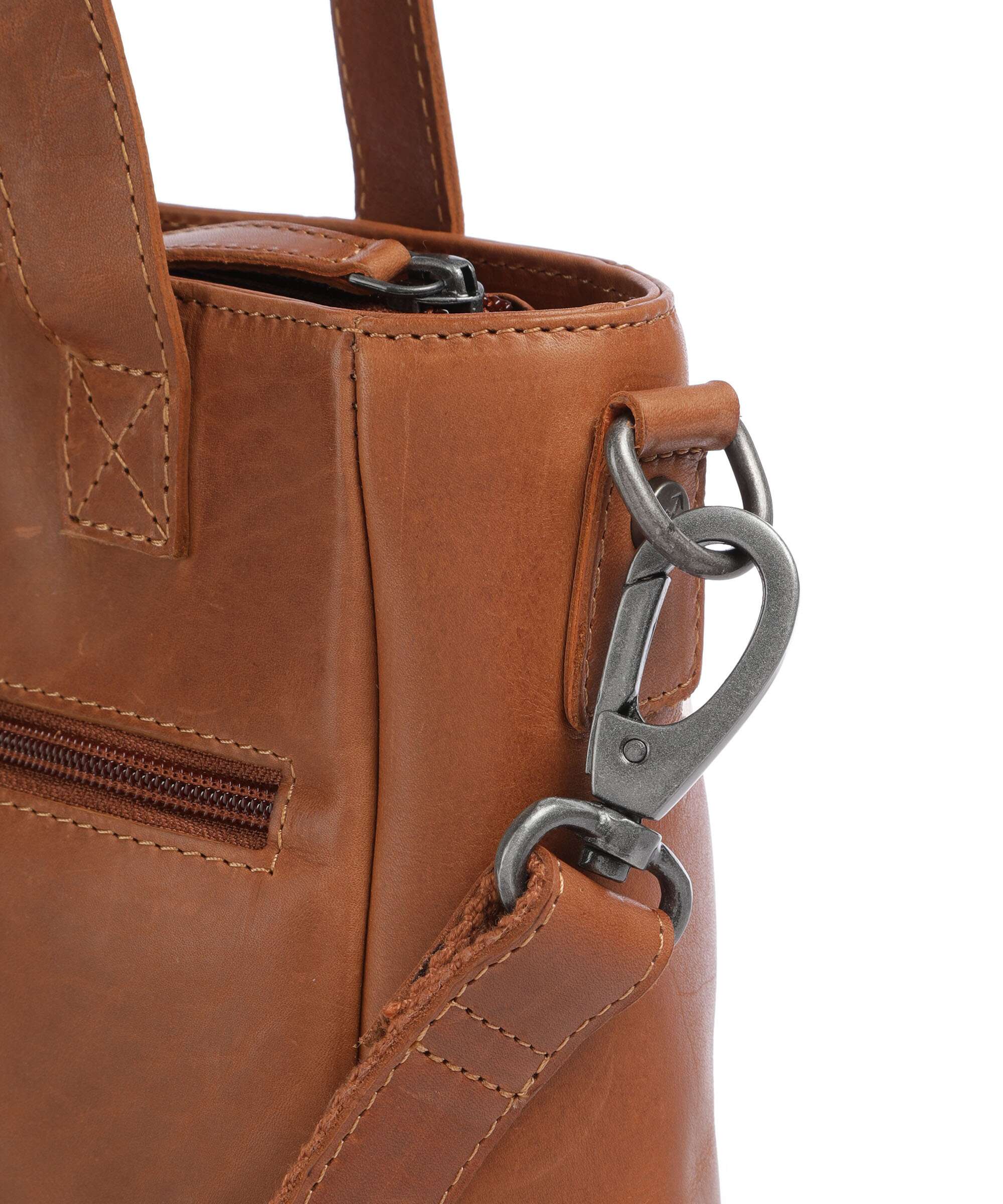 The Chesterfield Brand Cow Wax Pull Up Lingfield Sac à main cognac - Image 4