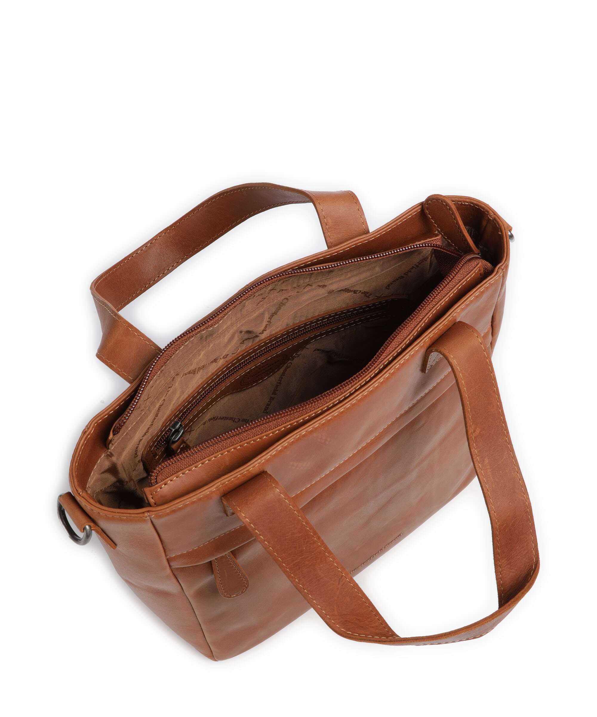 The Chesterfield Brand Cow Wax Pull Up Lingfield Sac à main cognac - Image 6