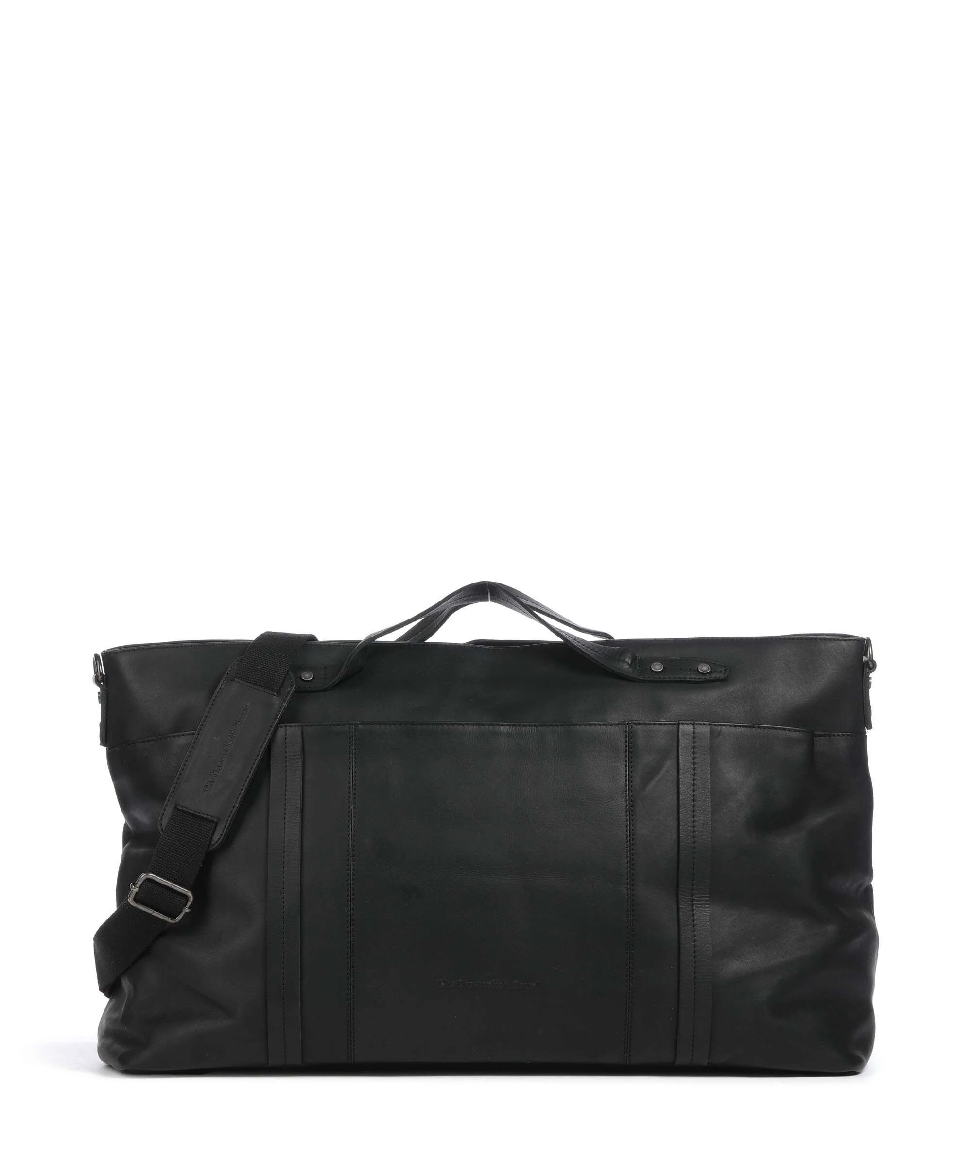 The Chesterfield Brand Cow Wax Pull Up Mark Sac week-end black