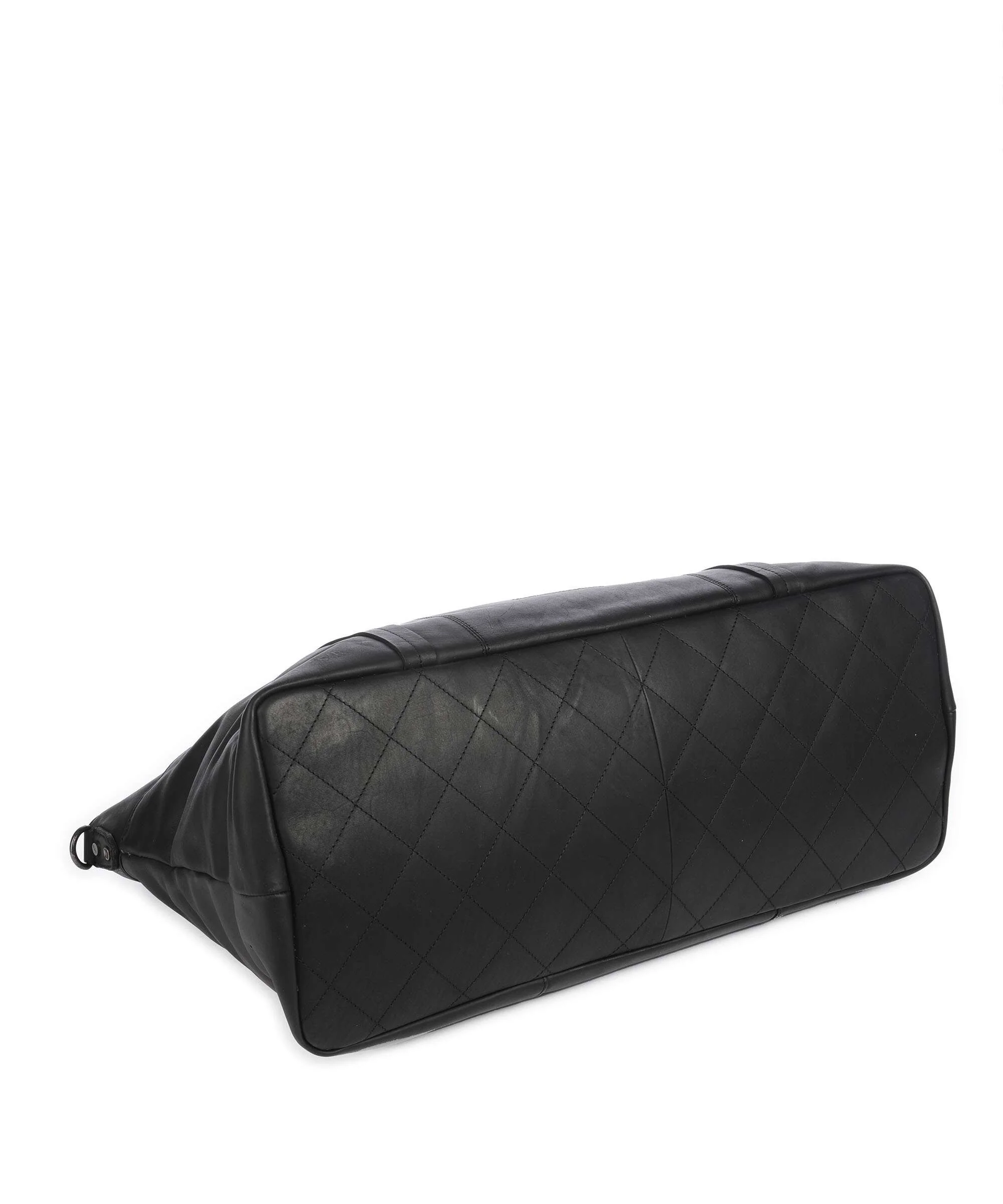 The Chesterfield Brand Cow Wax Pull Up Mark Sac week-end black - Image 4