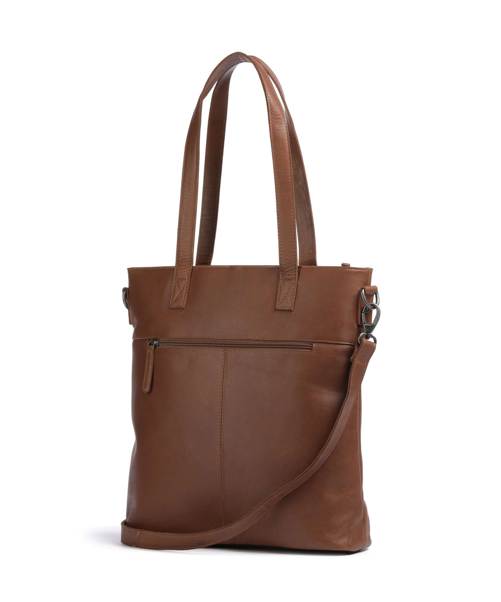 The Chesterfield Brand Cow Wax Pull Up Nunavik Cabas cognac - Image 2