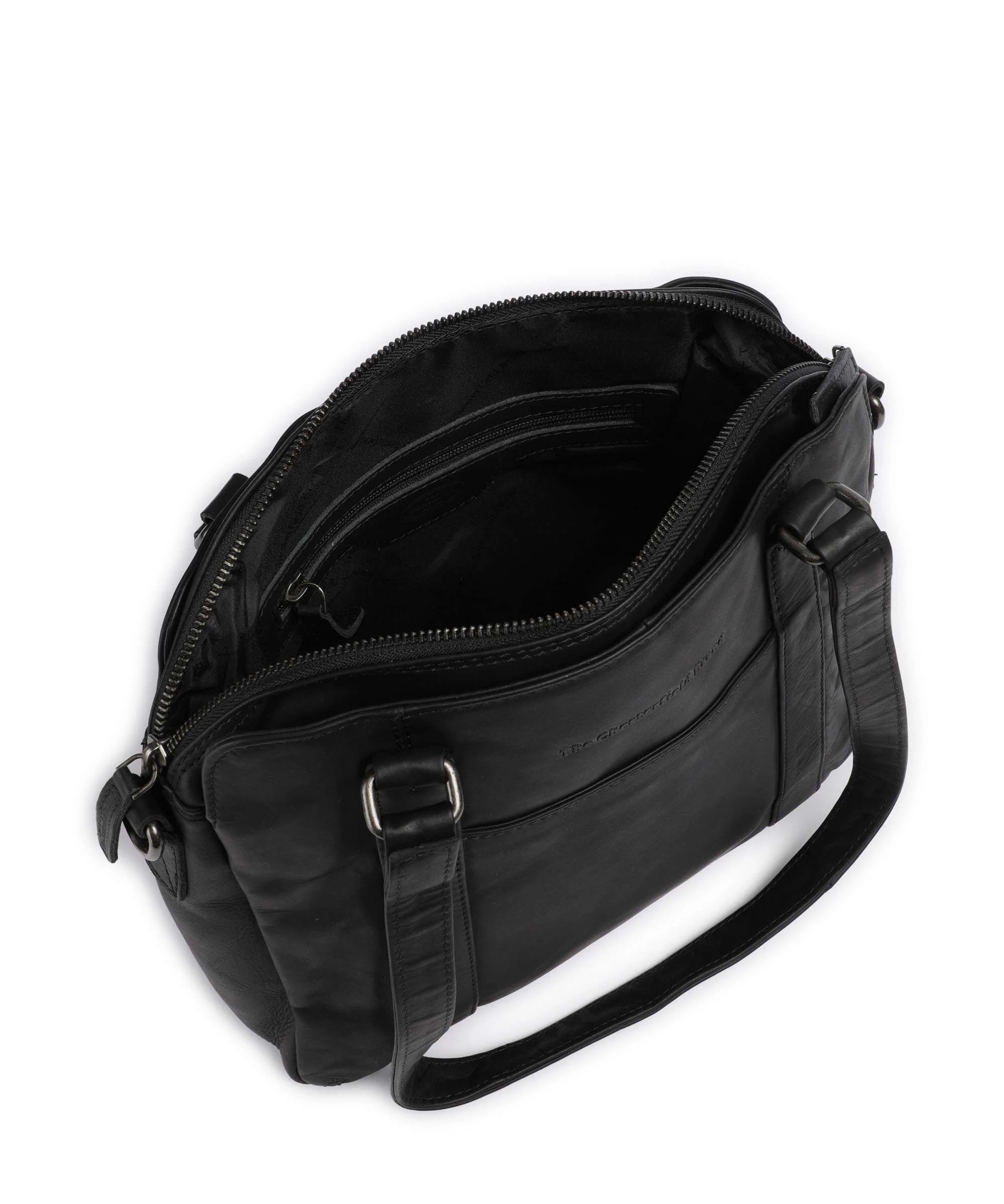 The Chesterfield Brand Cow Wax Pull Up Porlezza Sac porté épaule black - Image 6