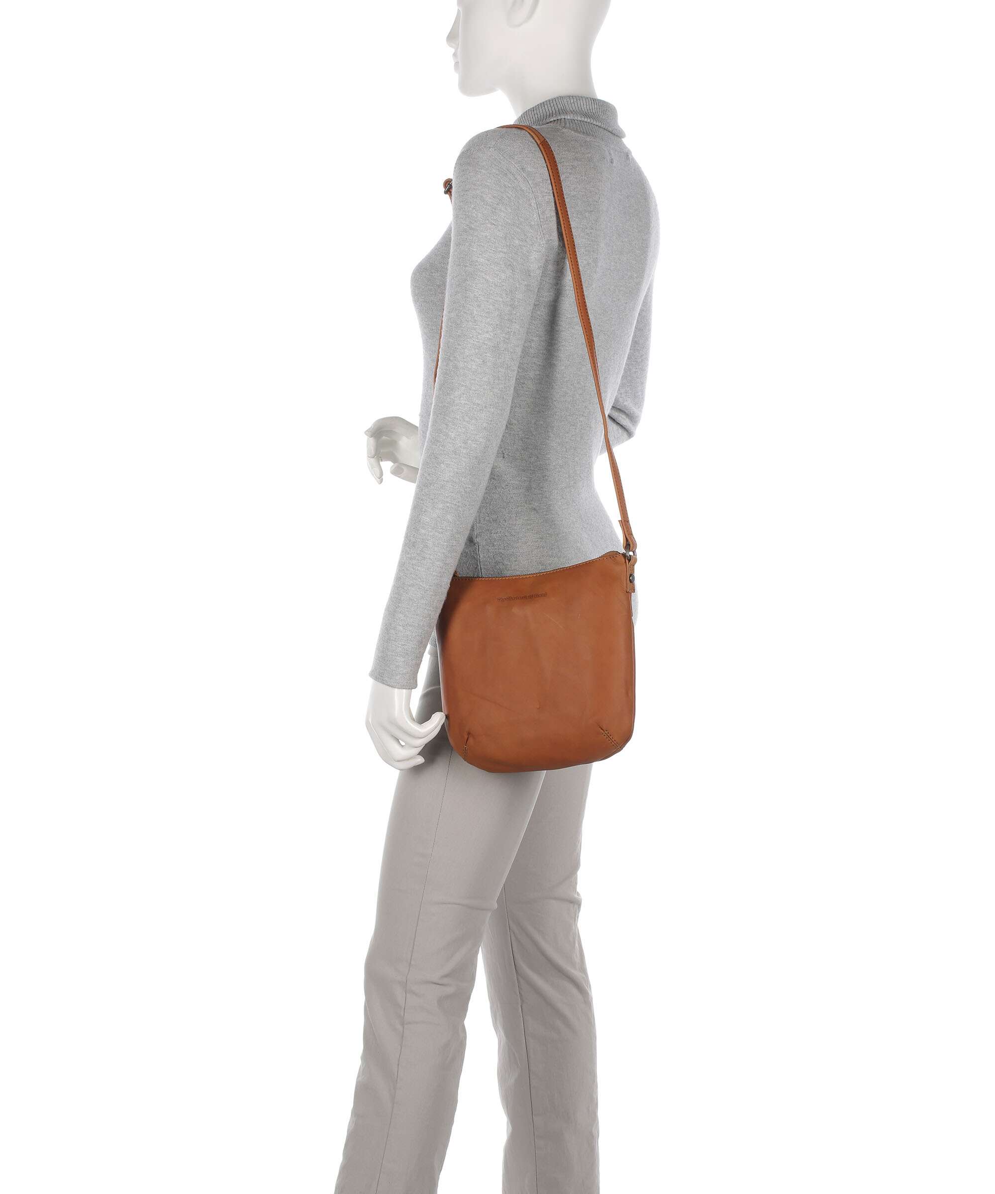The Chesterfield Brand Cow Wax Pull Up Redding Sac bandoulière cognac - Image 3