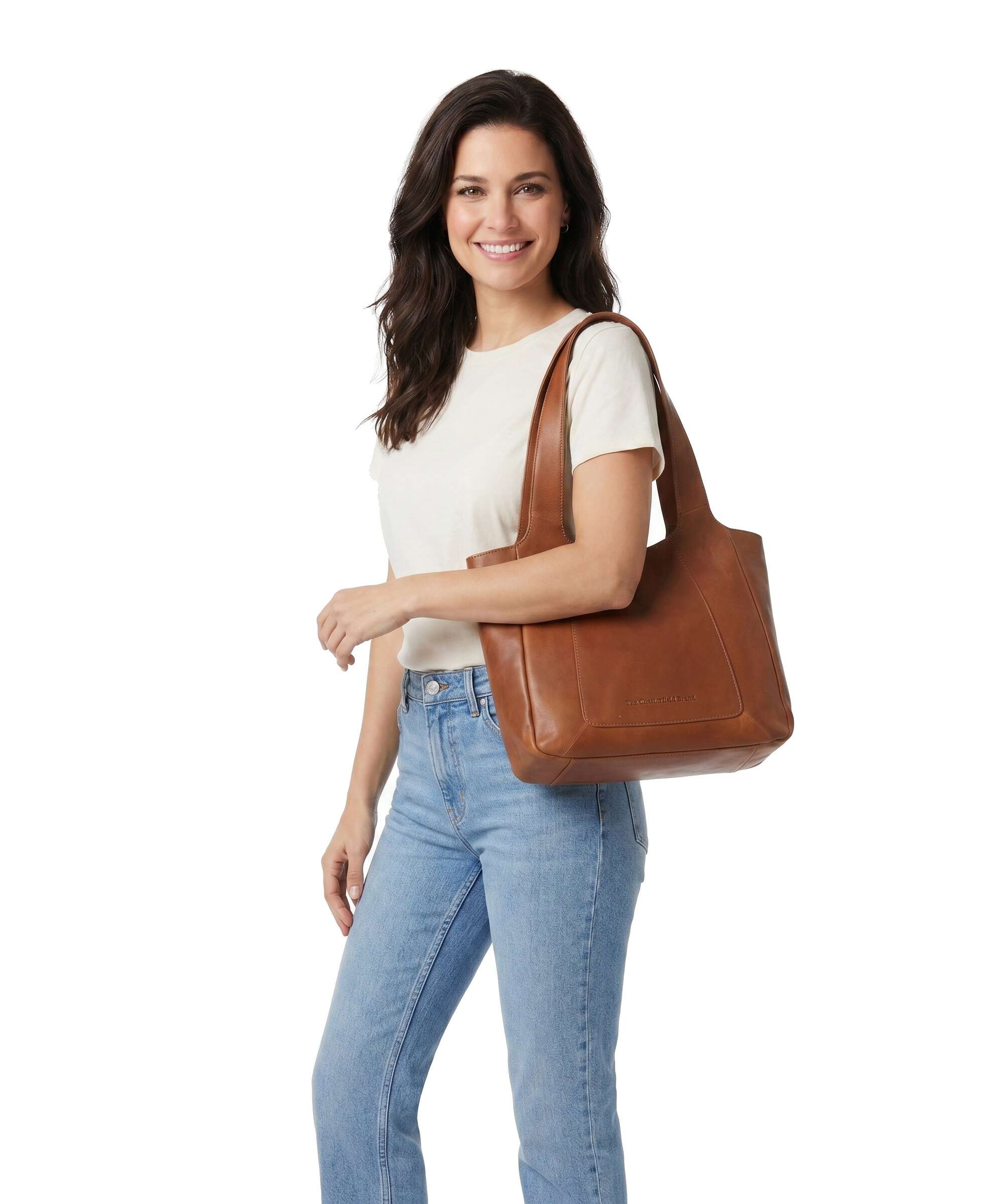 The Chesterfield Brand Cow Wax Pull Up Tofino Cabas cognac - Image 3