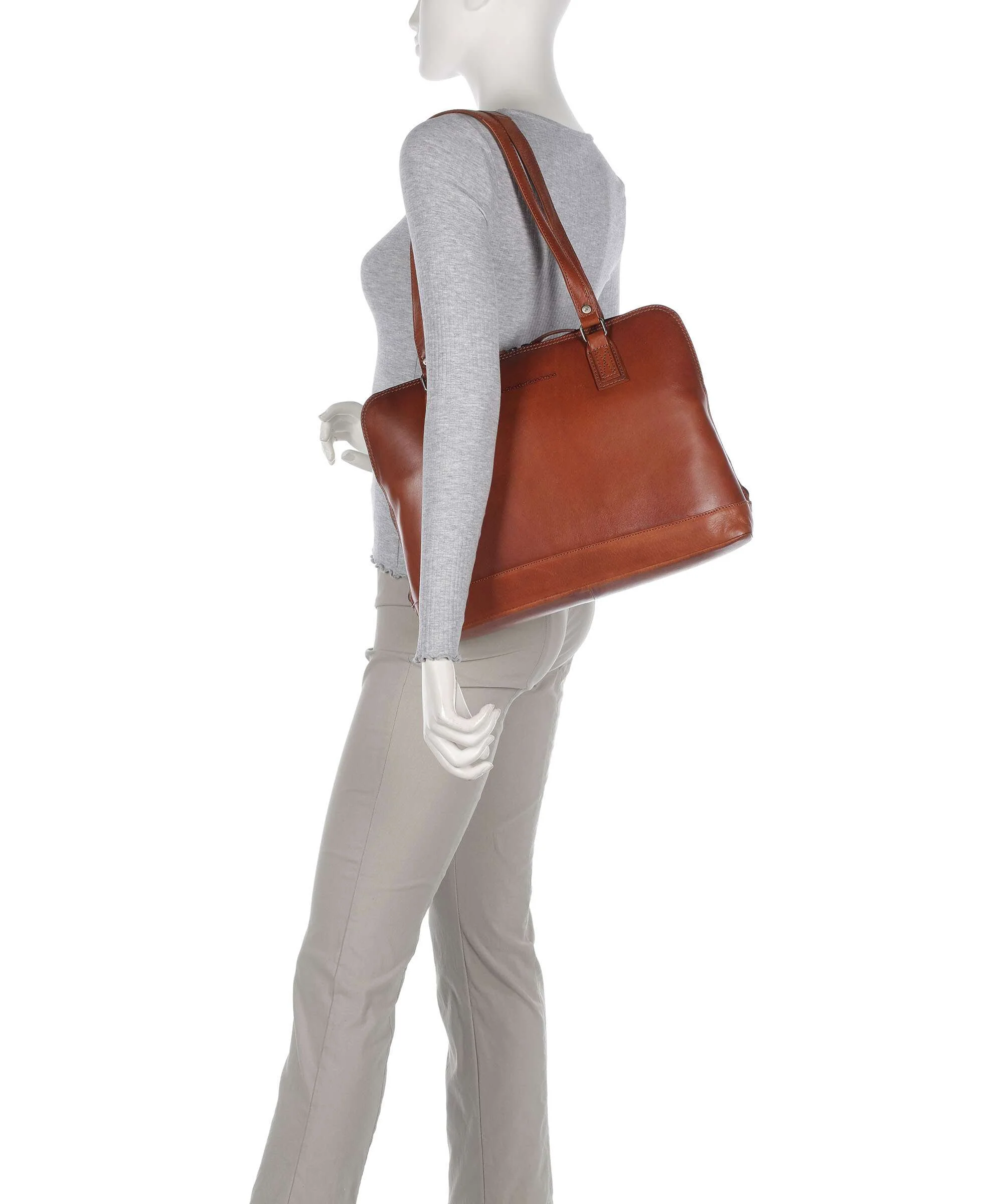 The Chesterfield Brand Novum Selvino Sac porté épaule cognac - Image 3