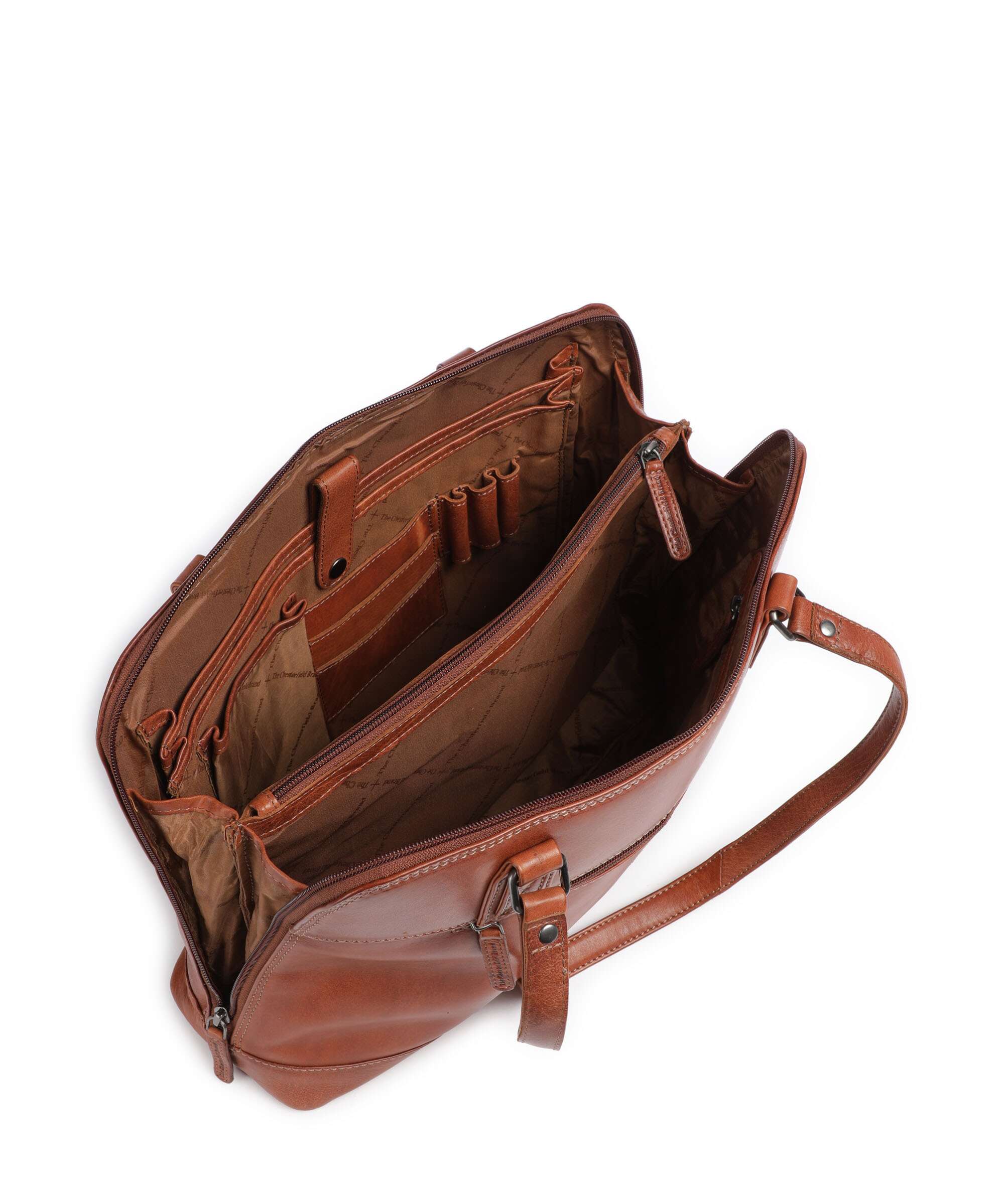 The Chesterfield Brand Novum Selvino Sac porté épaule cognac - Image 6