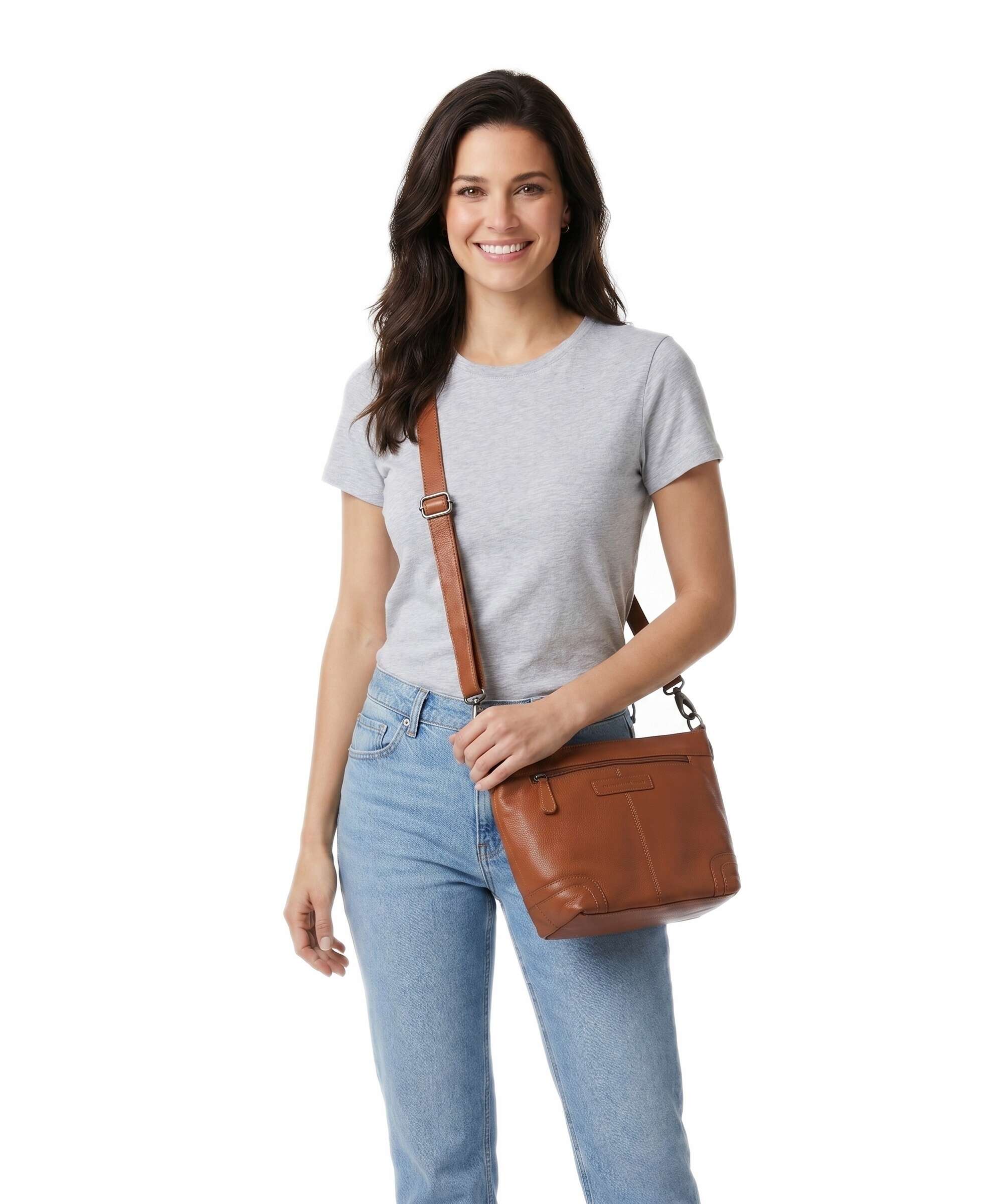 The Chesterfield Brand Serene Zarita Sac porté épaule cognac - Image 3