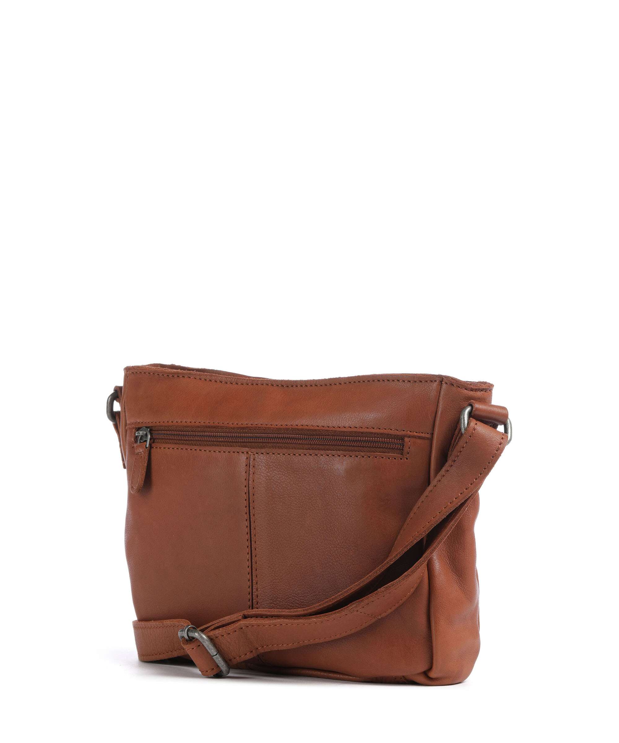 The Chesterfield Brand Washed Waxed Cow Aston Sac bandoulière cognac - Image 2