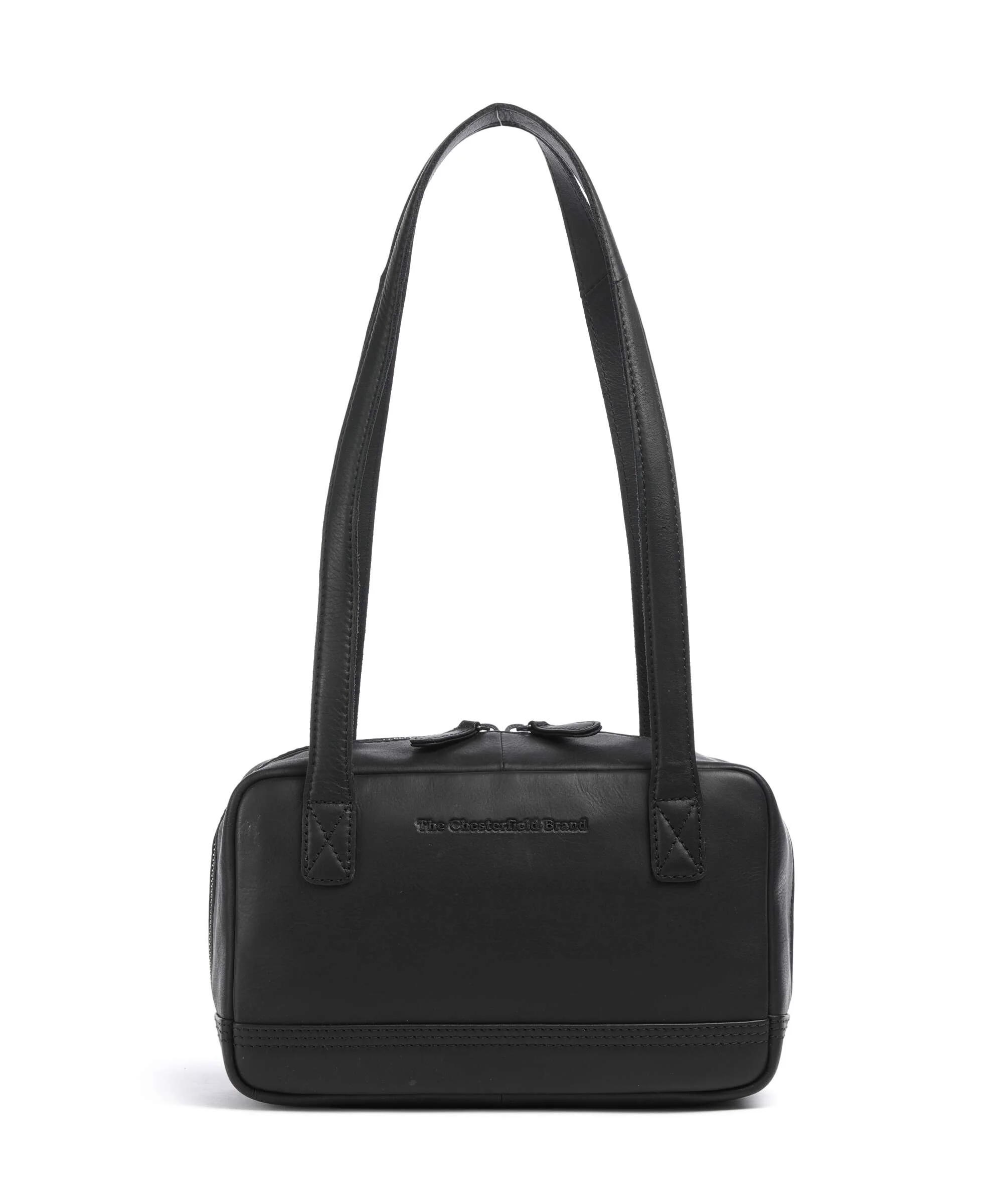 The Chesterfield Brand Wax Pull Up Cow Fenno Sac porté épaule black