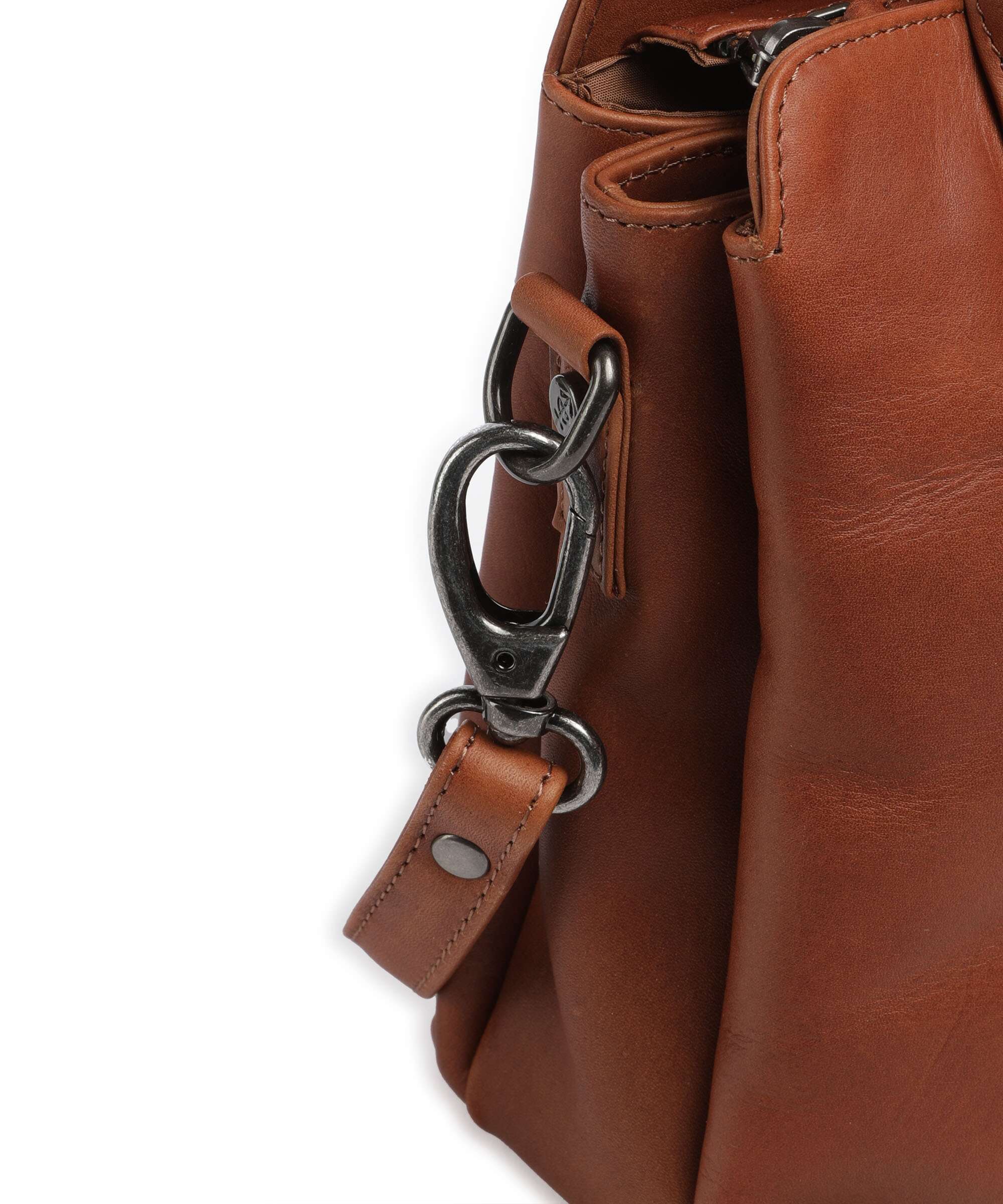 The Chesterfield Brand Wax Pull Up Cow Hermosa Sac à main cognac - Image 4
