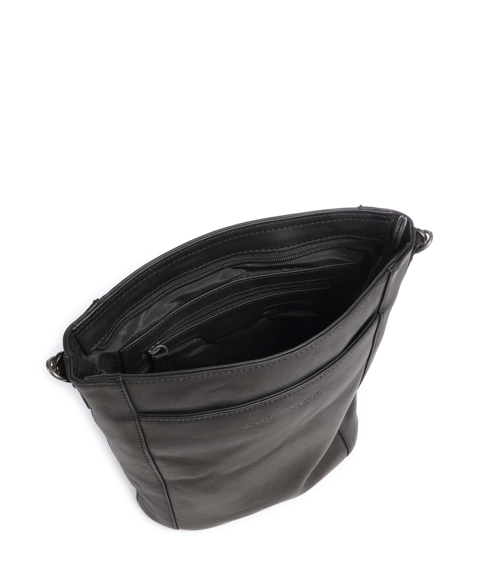 The Chesterfield Brand Wax Pull Up Cow Moore Sac seau black - Image 6