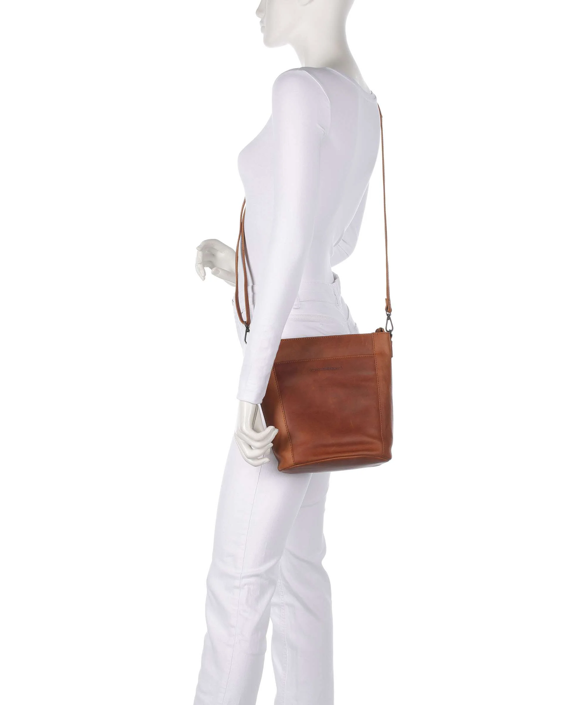 The Chesterfield Brand Wax Pull Up Cow Moore Sac seau cognac - Image 3