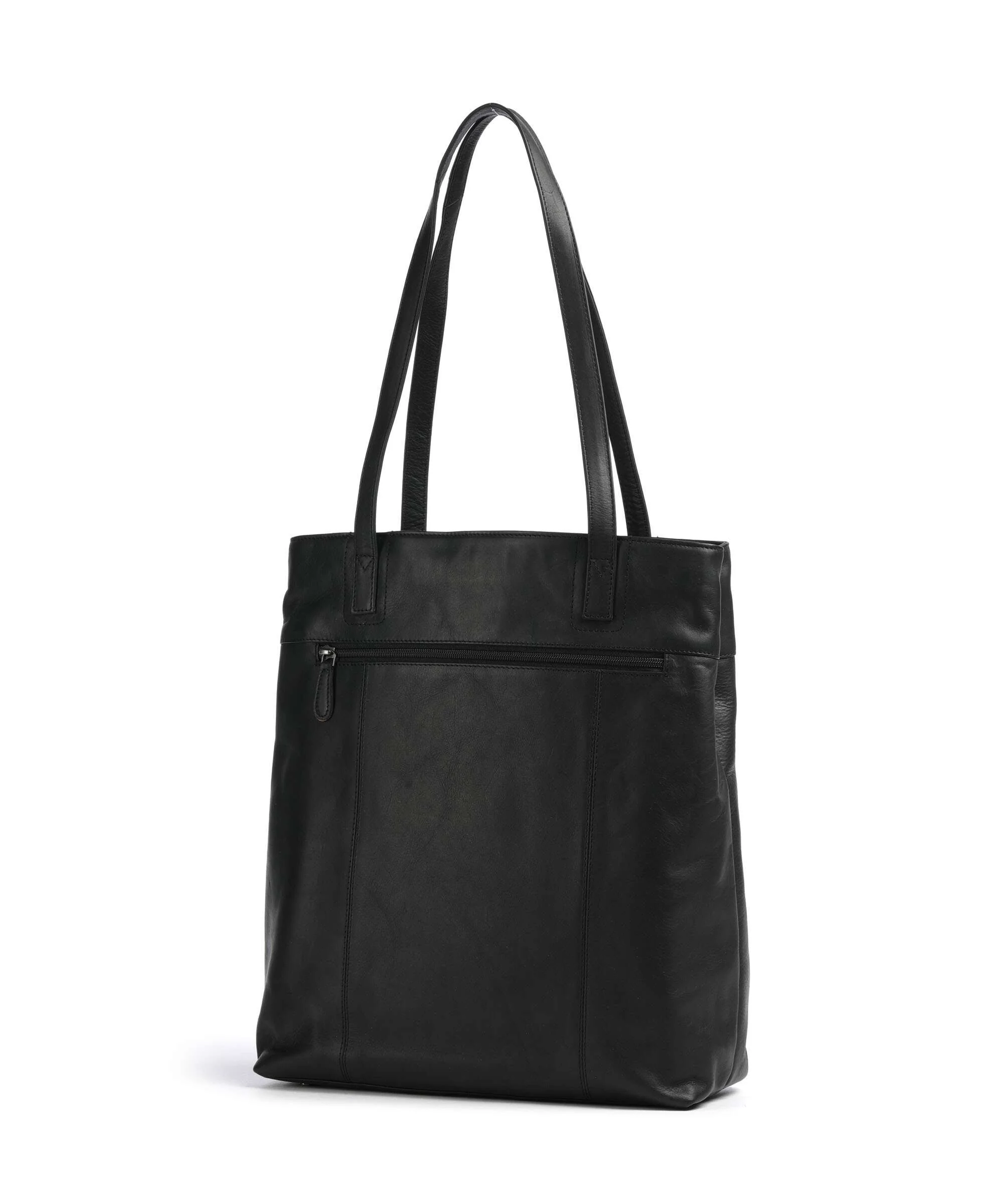 The Chesterfield Brand Wax Pull Up Cow Solvia Cabas black - Image 2