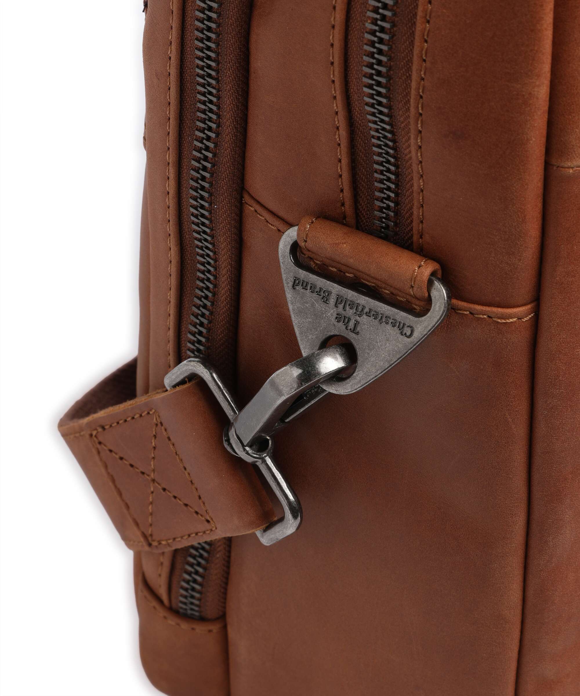 The Chesterfield Brand Wax Pull Up Cow Tacama Sac d'ordinateur cognac - Image 5