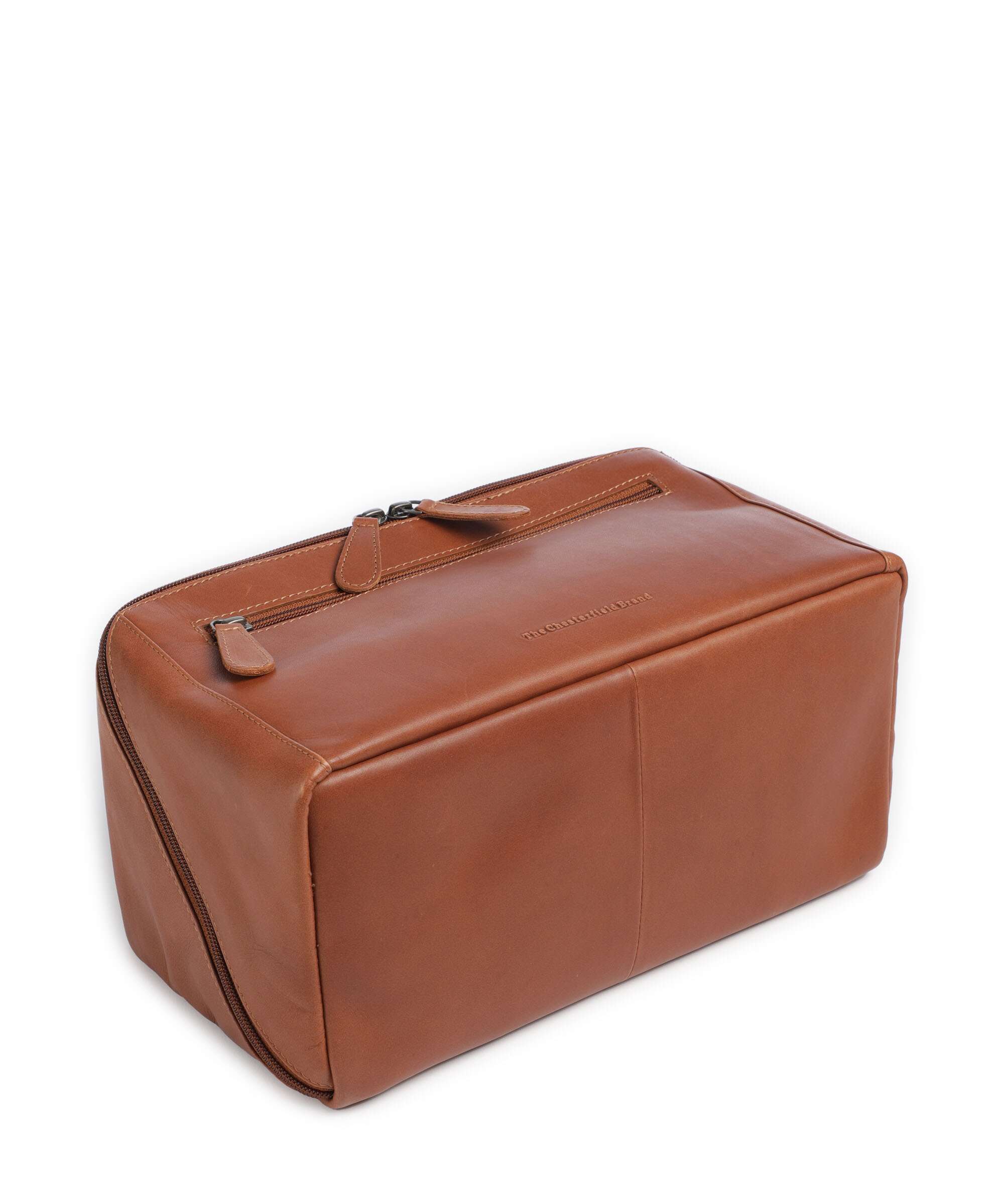 The Chesterfield Brand Wax Pull Up Cow Trevia Trousse de toilette cognac - Image 3