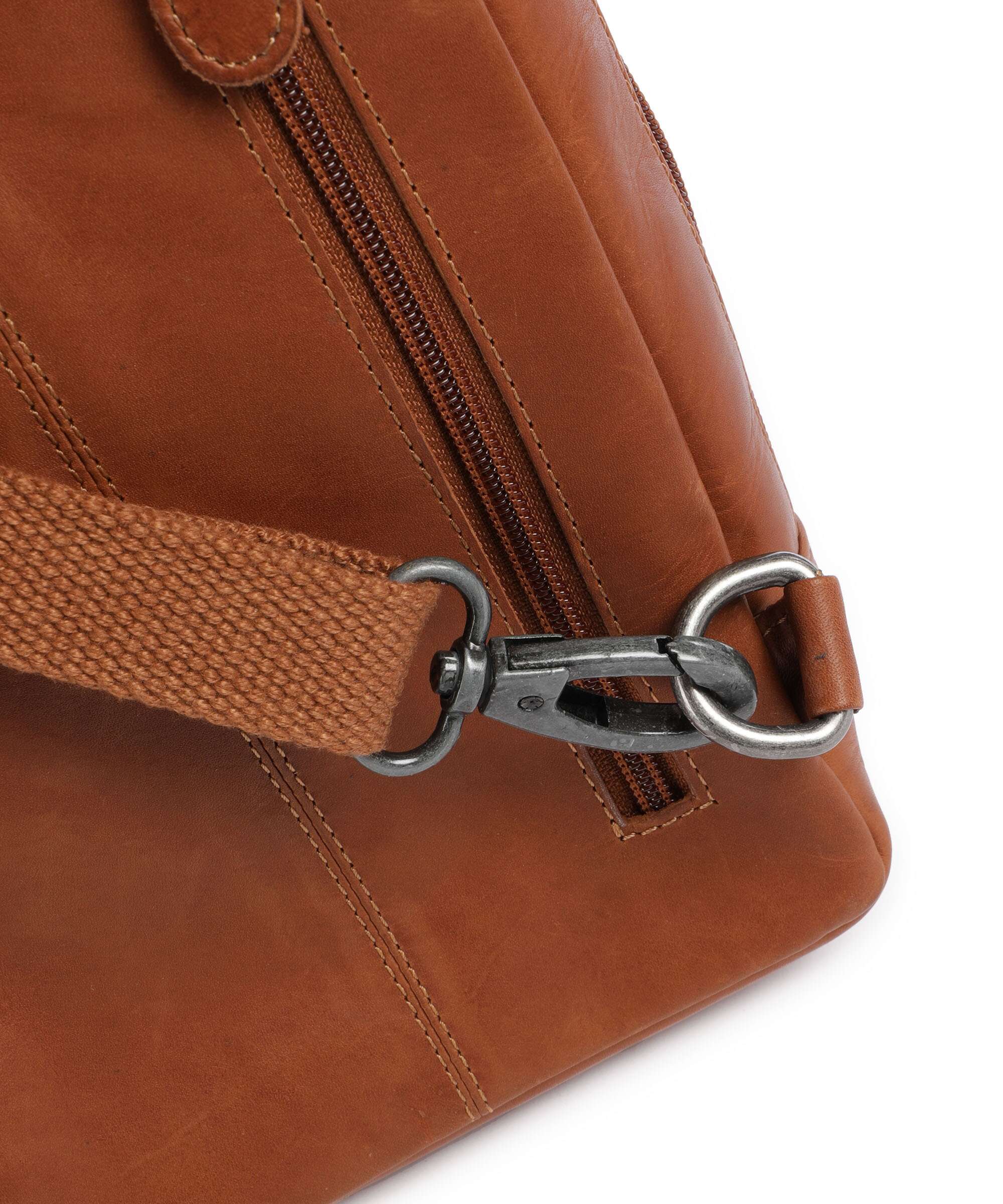 The Chesterfield Brand Wax Pull Up Cow Turelle Sac sling cognac - Image 4