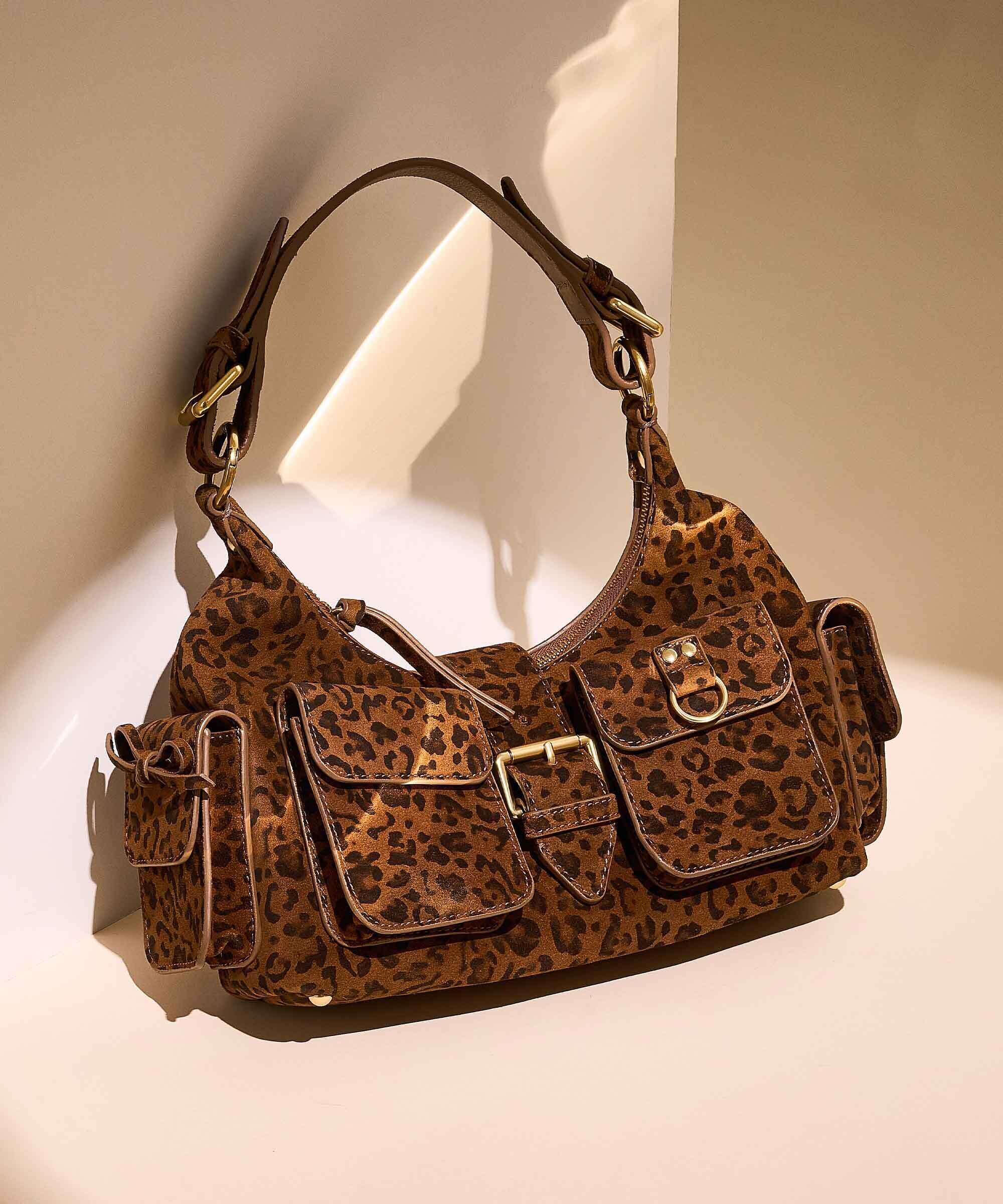 The Kooples Amelia Small Sac porté épaule leopard - Image 7