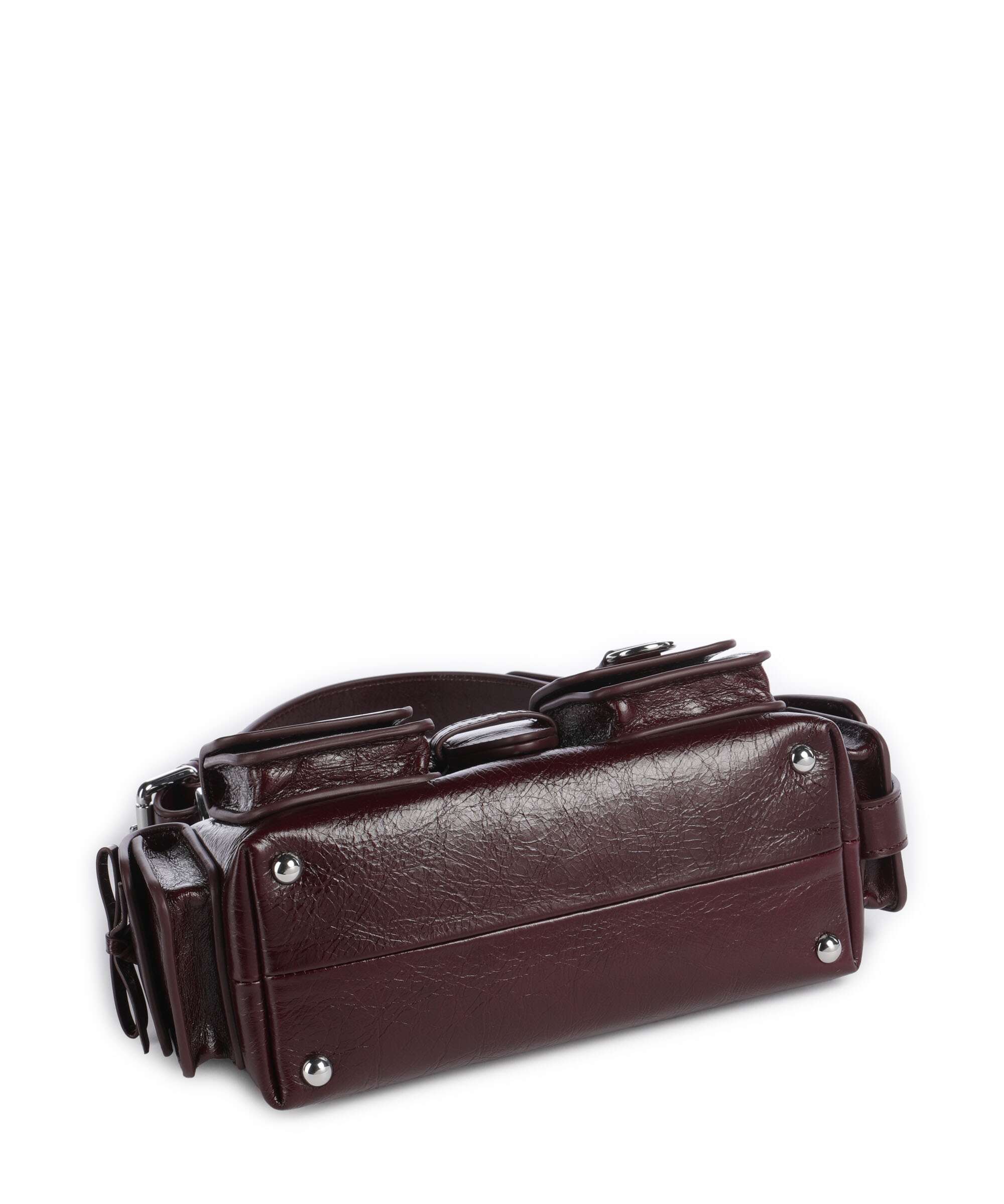 The Kooples Amelia Small Sac porté épaule bordeaux - Image 5