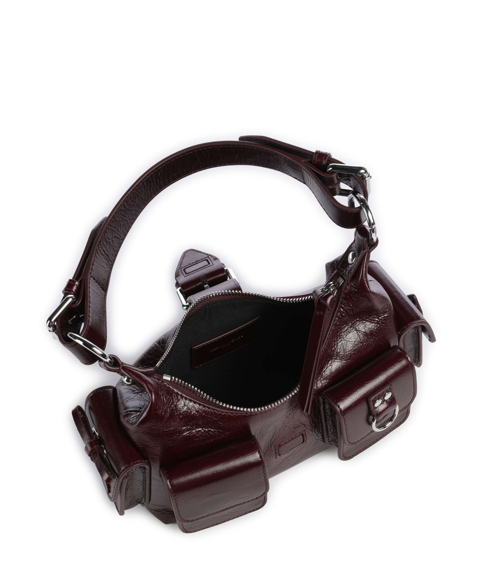 The Kooples Amelia Small Sac porté épaule bordeaux - Image 6