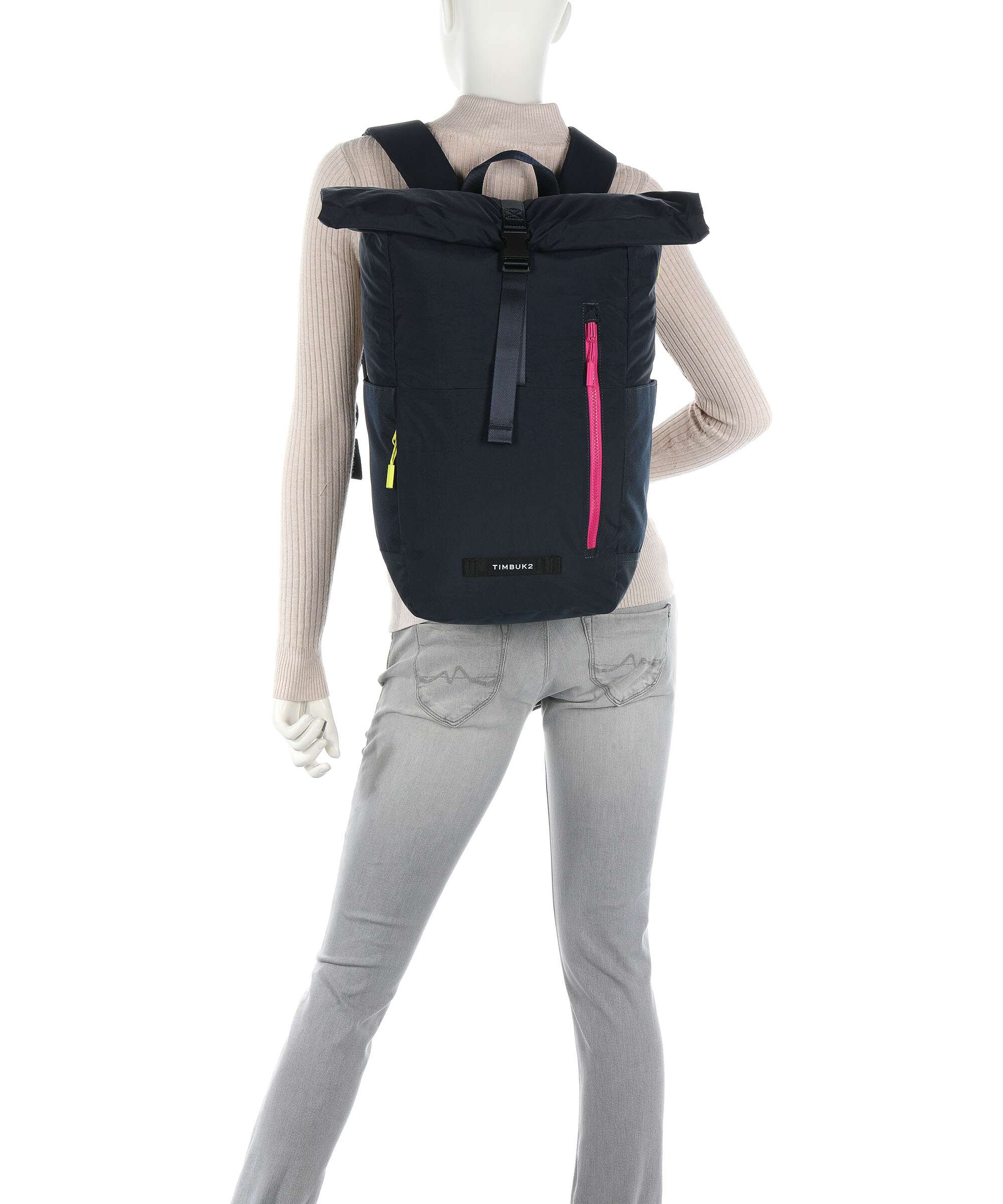 Timbuk2 Tuck Pack Sac à dos roll-top eco gunmetal pop - Image 3