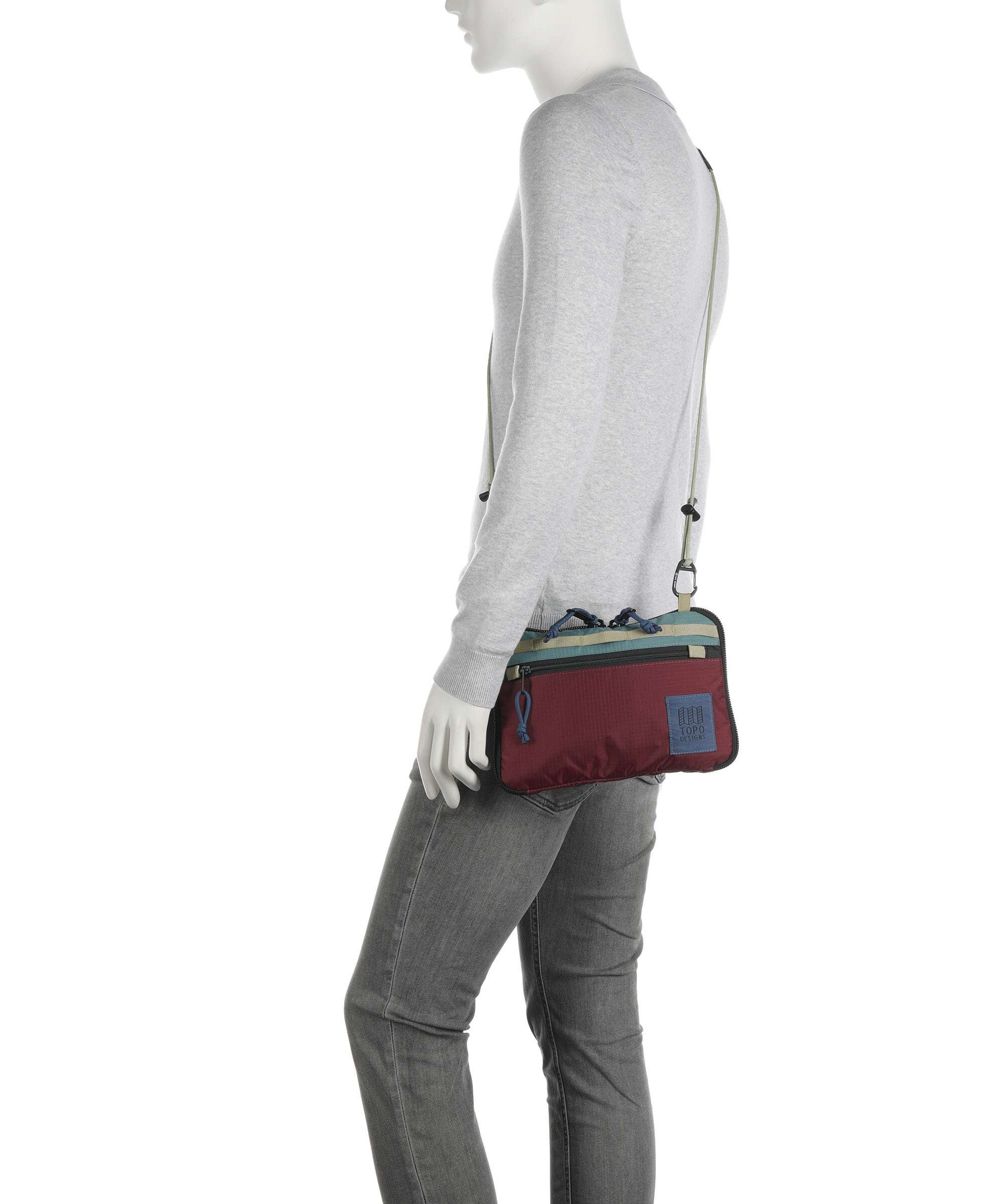 Topo Designs All Adventure Sac bandoulière burgundy - Image 4