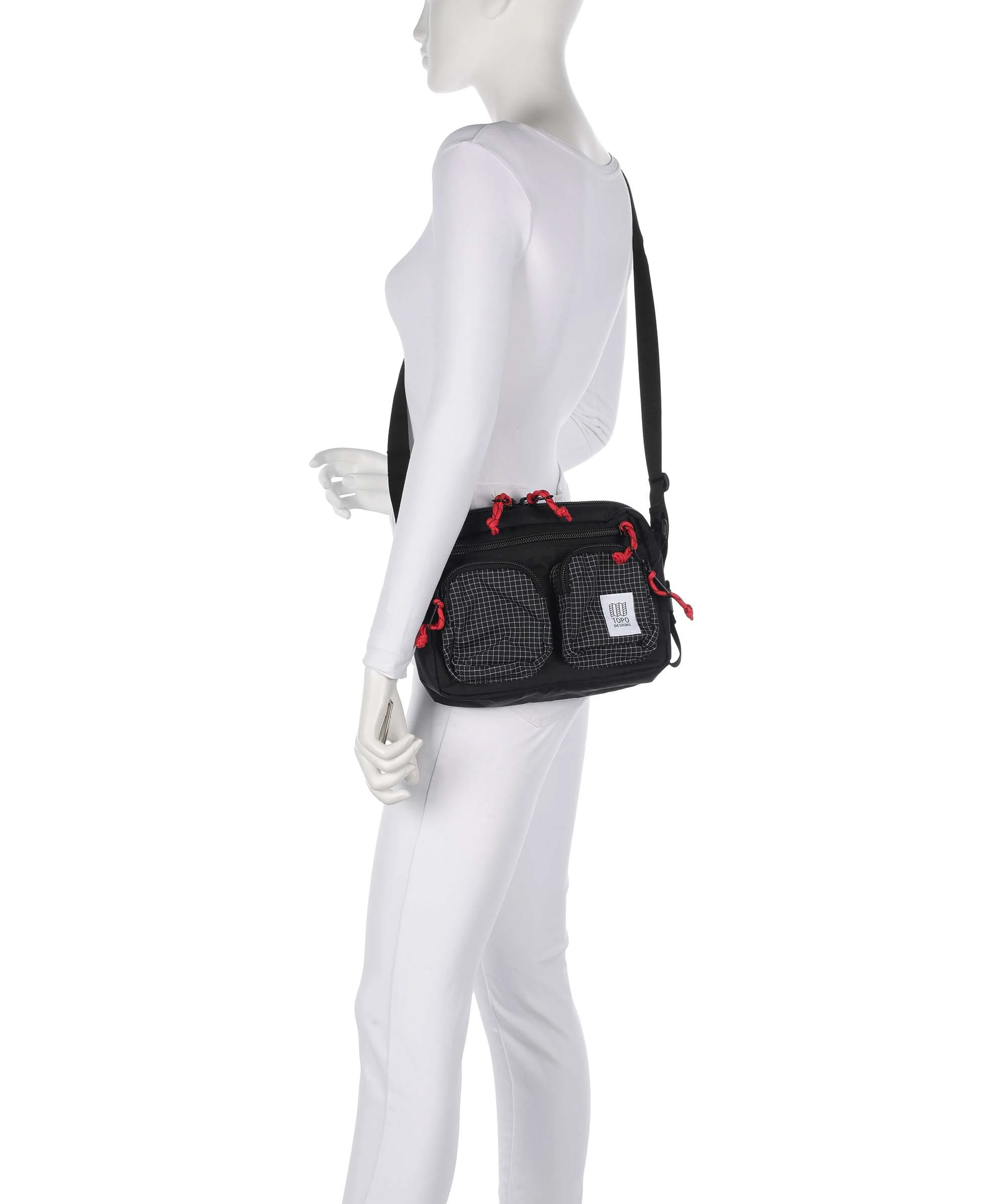 Topo Designs Block Sac bandoulière black/grid - Image 3