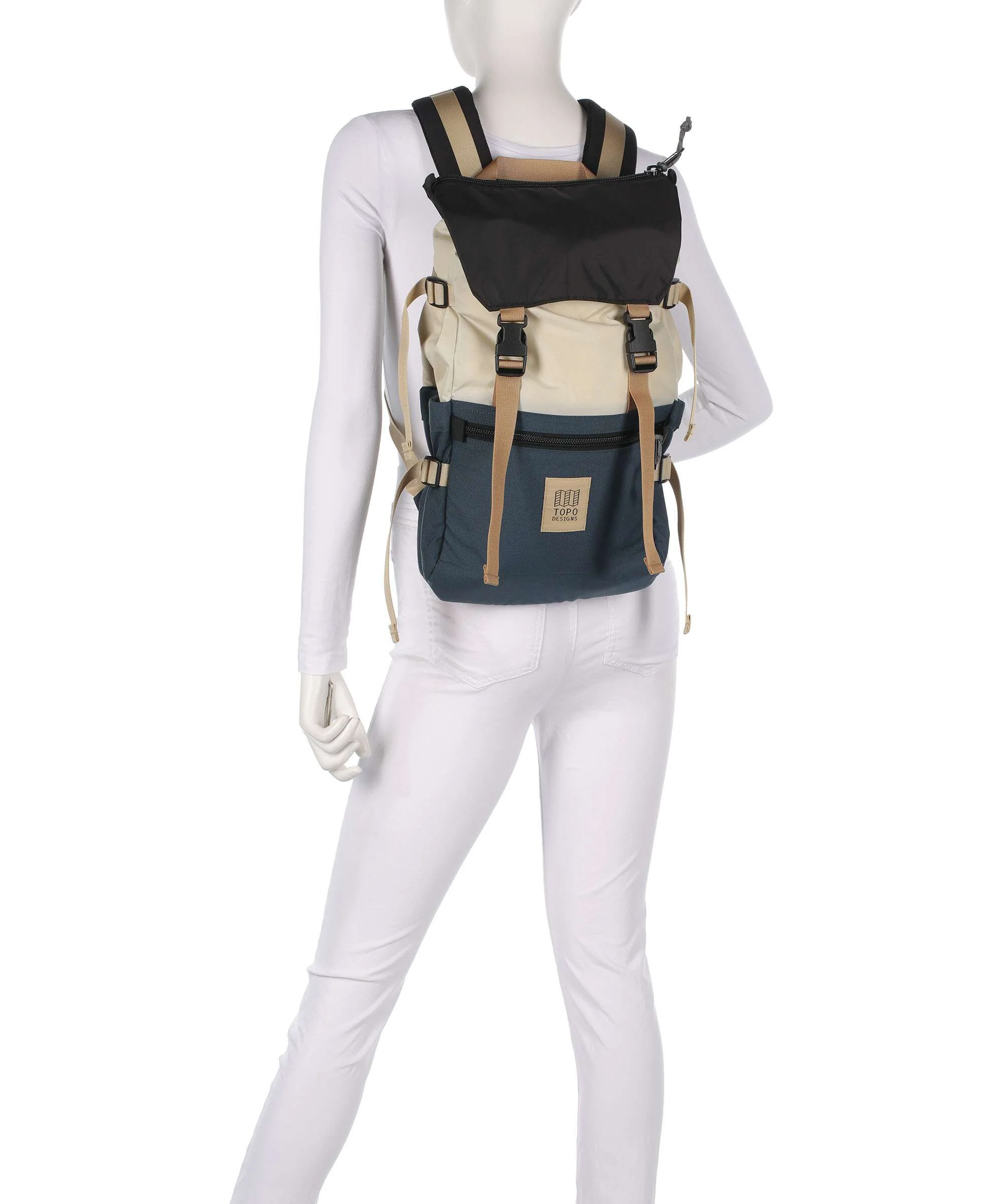 Topo Designs Rover Classic Sac à dos bone white/pond blue - Image 3