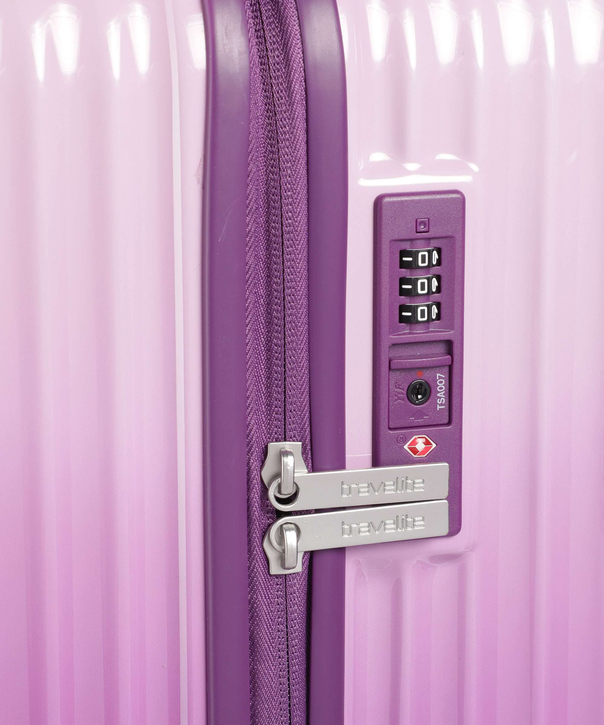 Travelite Lascana Edition Valise 4 roues purple degrade - Image 3