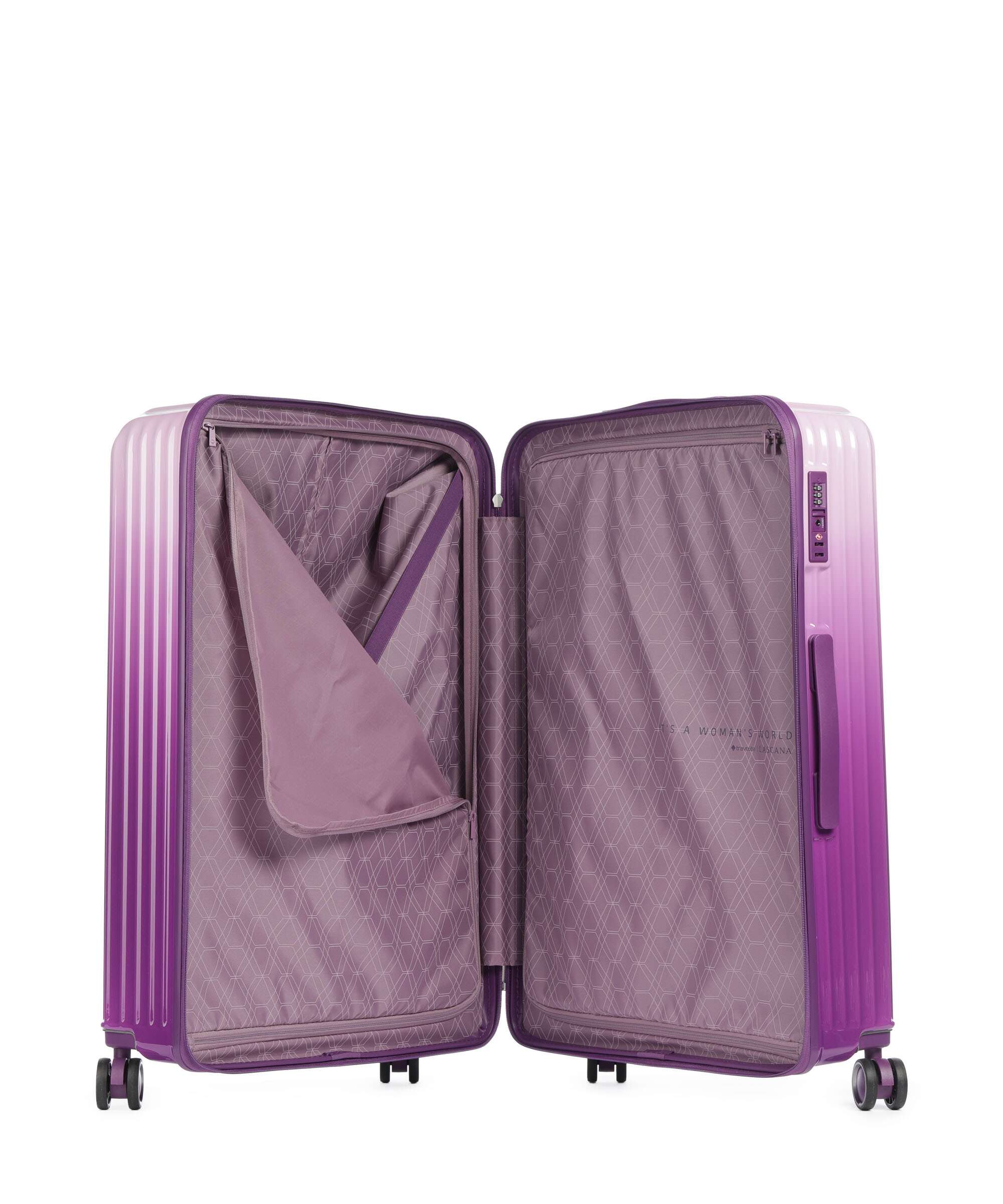 Travelite Lascana Edition Valise 4 roues purple degrade - Image 5