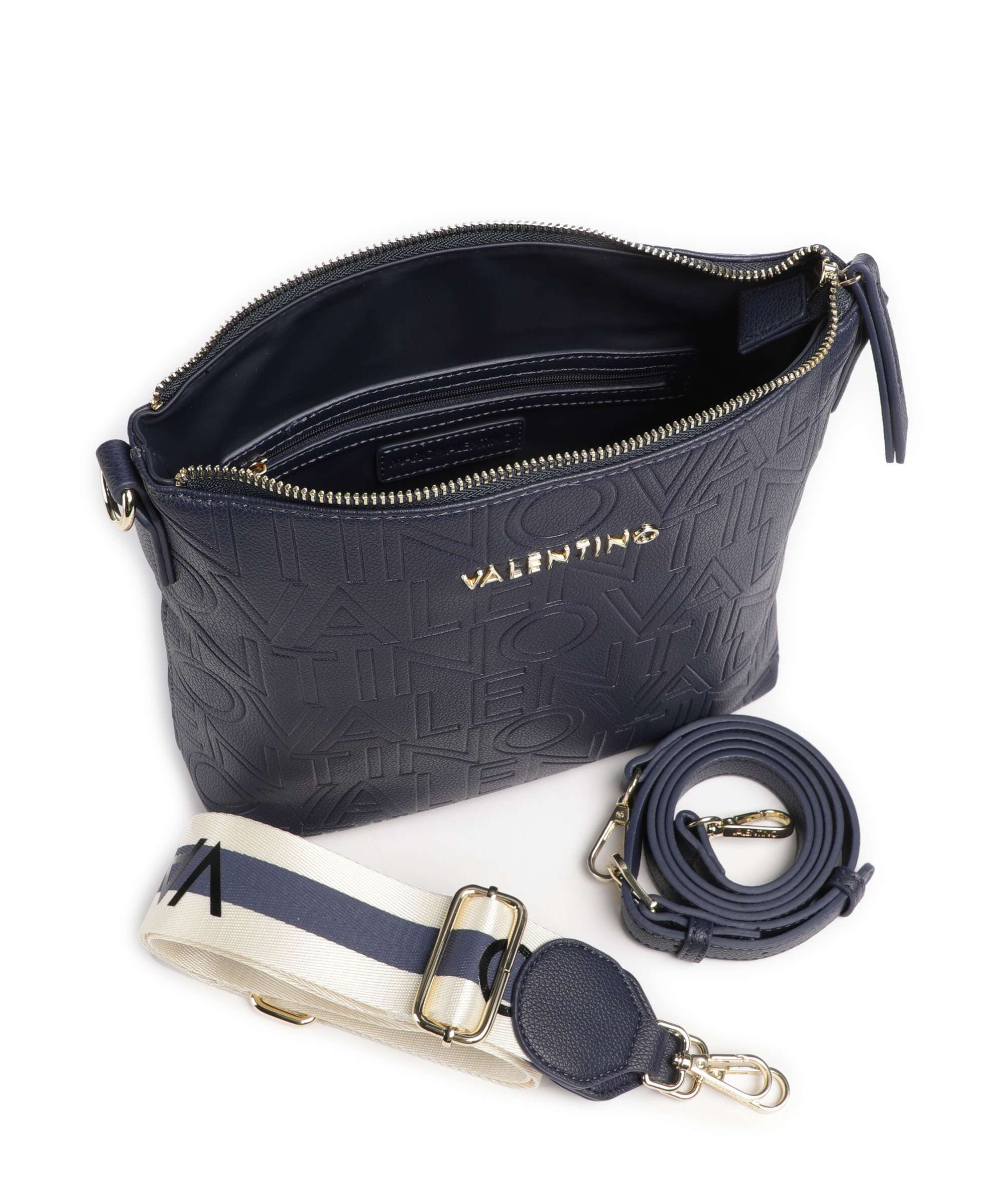 Valentino Bags Pansy Sac bandoulière blu - Image 4