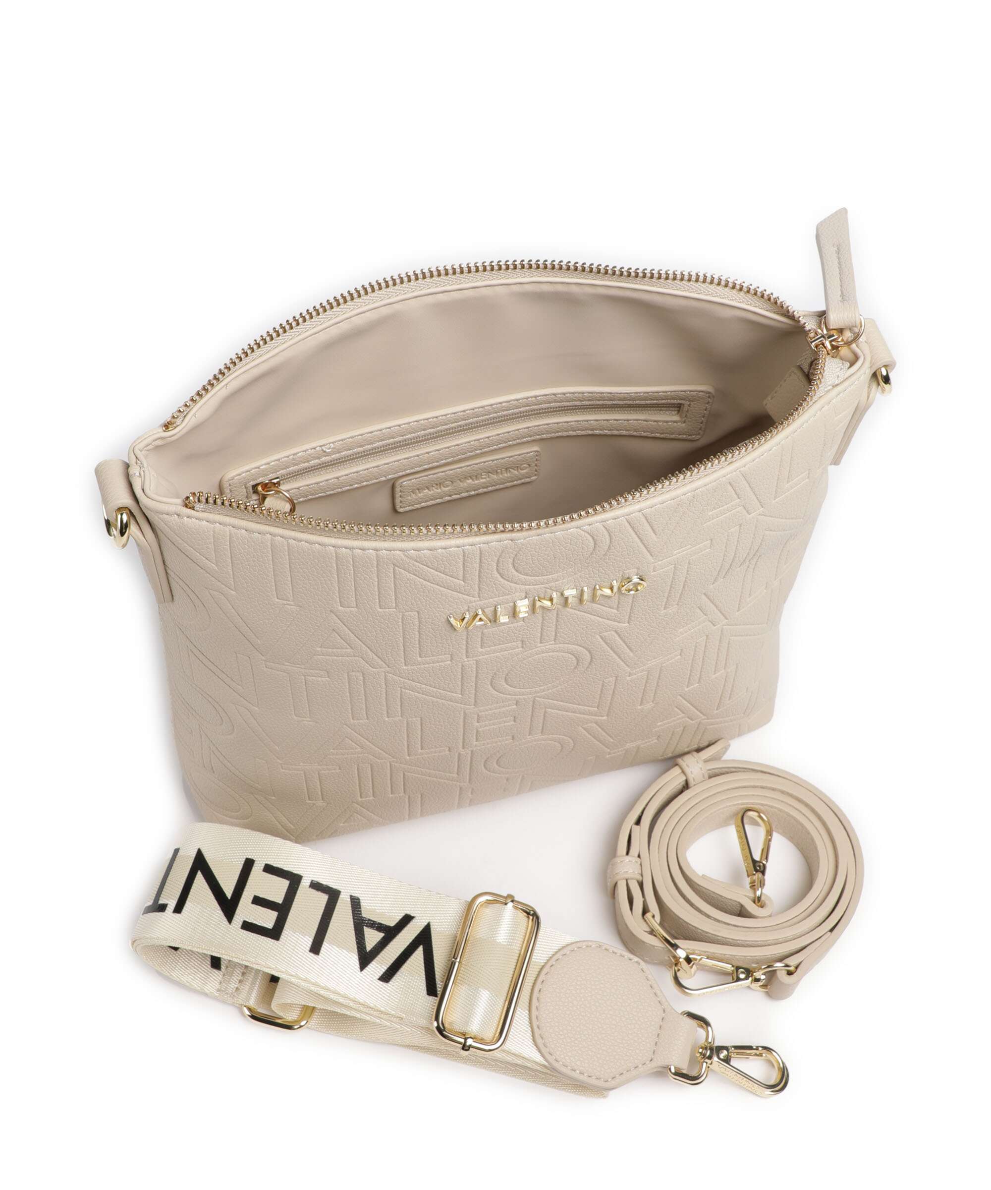 Valentino Bags Pansy Sac bandoulière ecru - Image 4