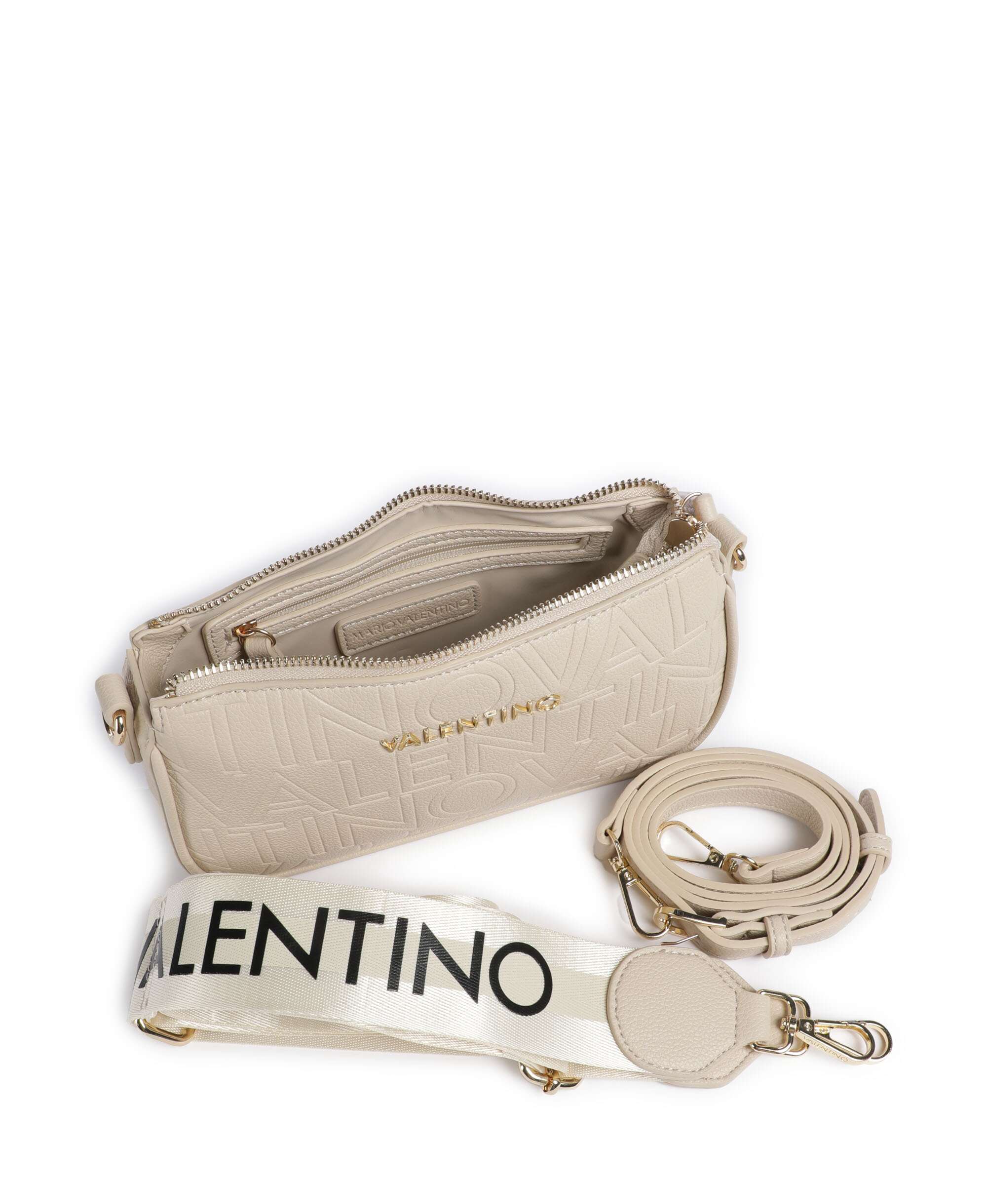 Valentino Bags Pansy Sac bandoulière ecru - Image 5