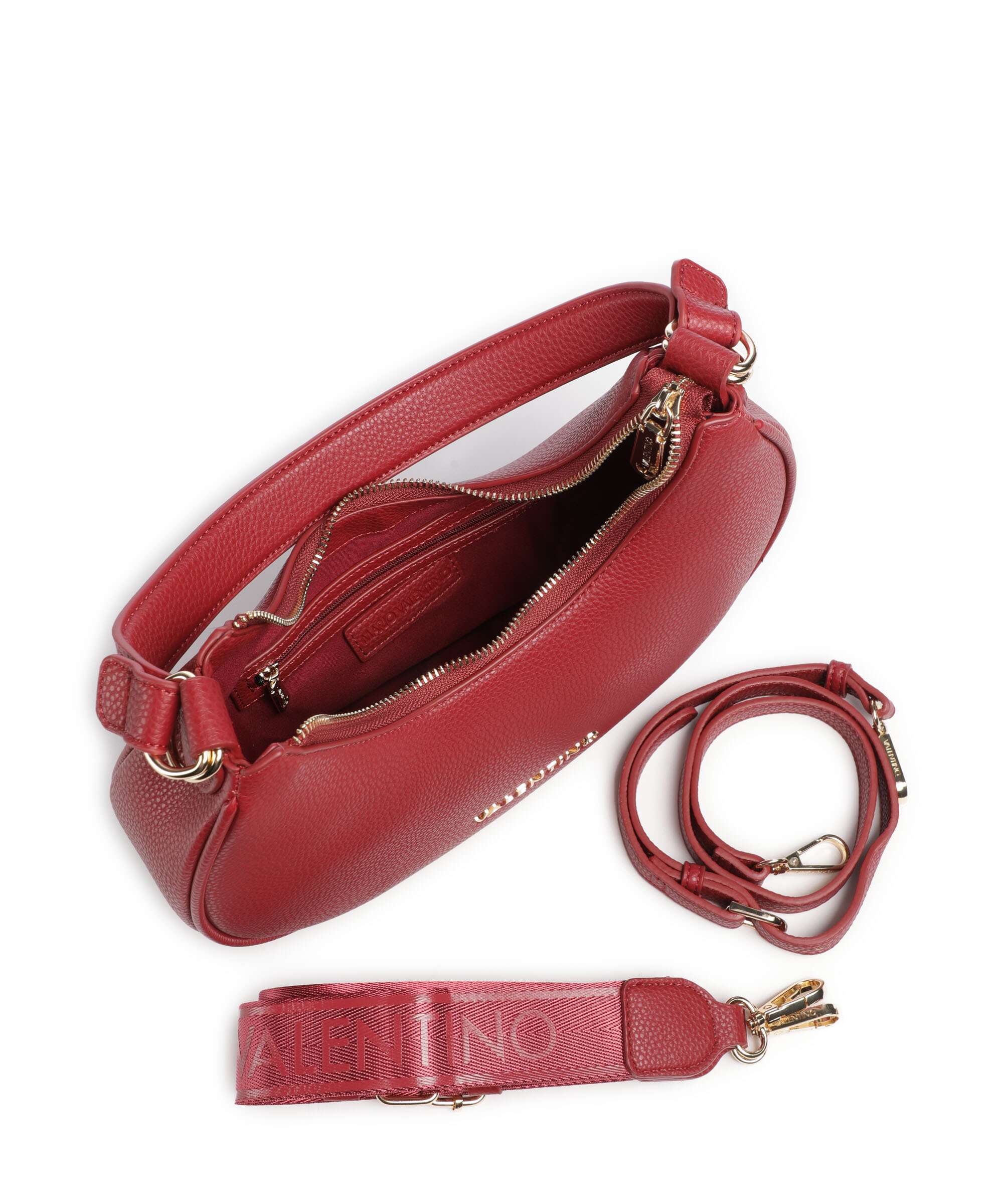 Valentino Bags Shelby Sac porté épaule rosso scuro - Image 5