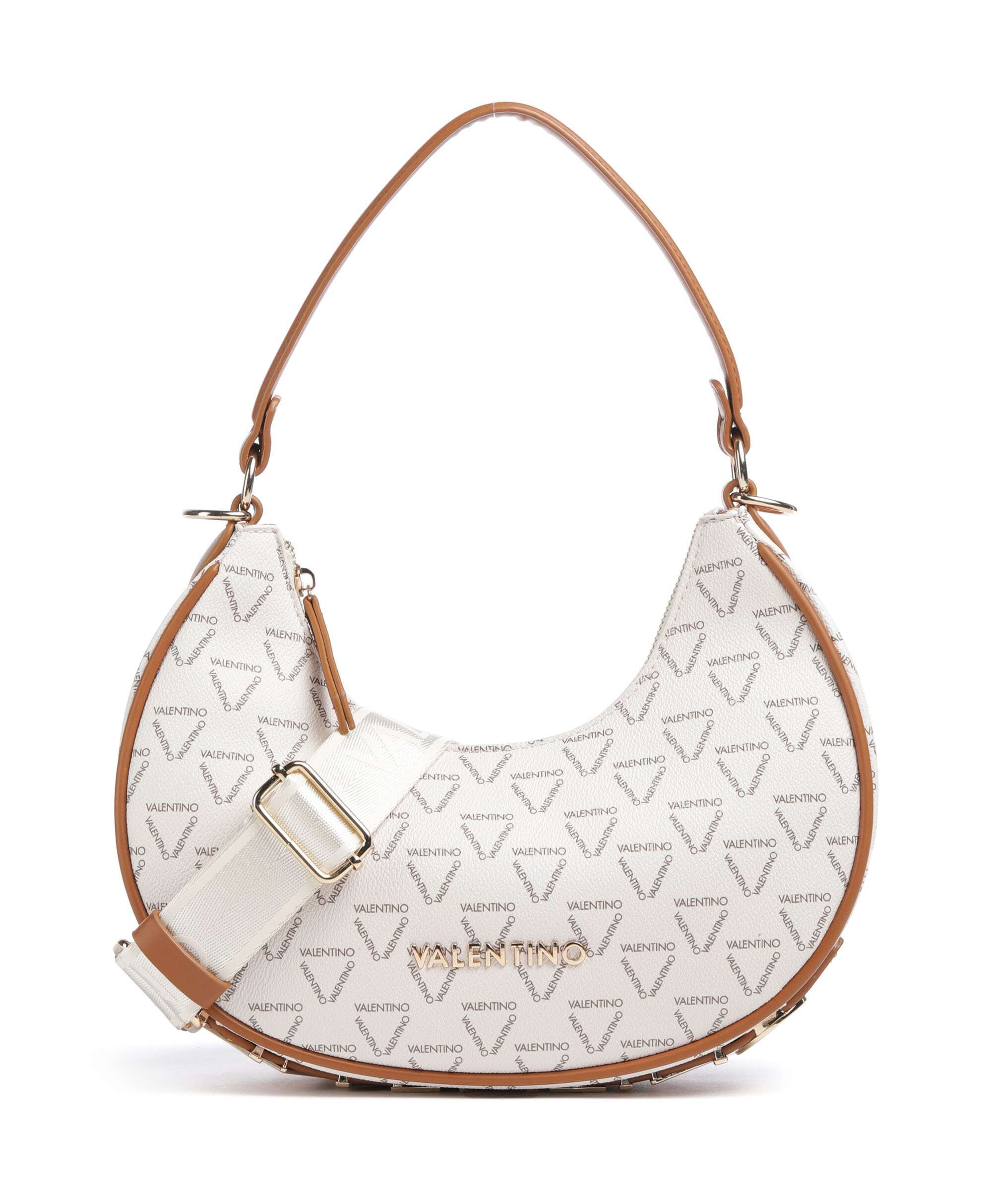 Valentino Bags Shelby Sac porté épaule bianco/cuoio