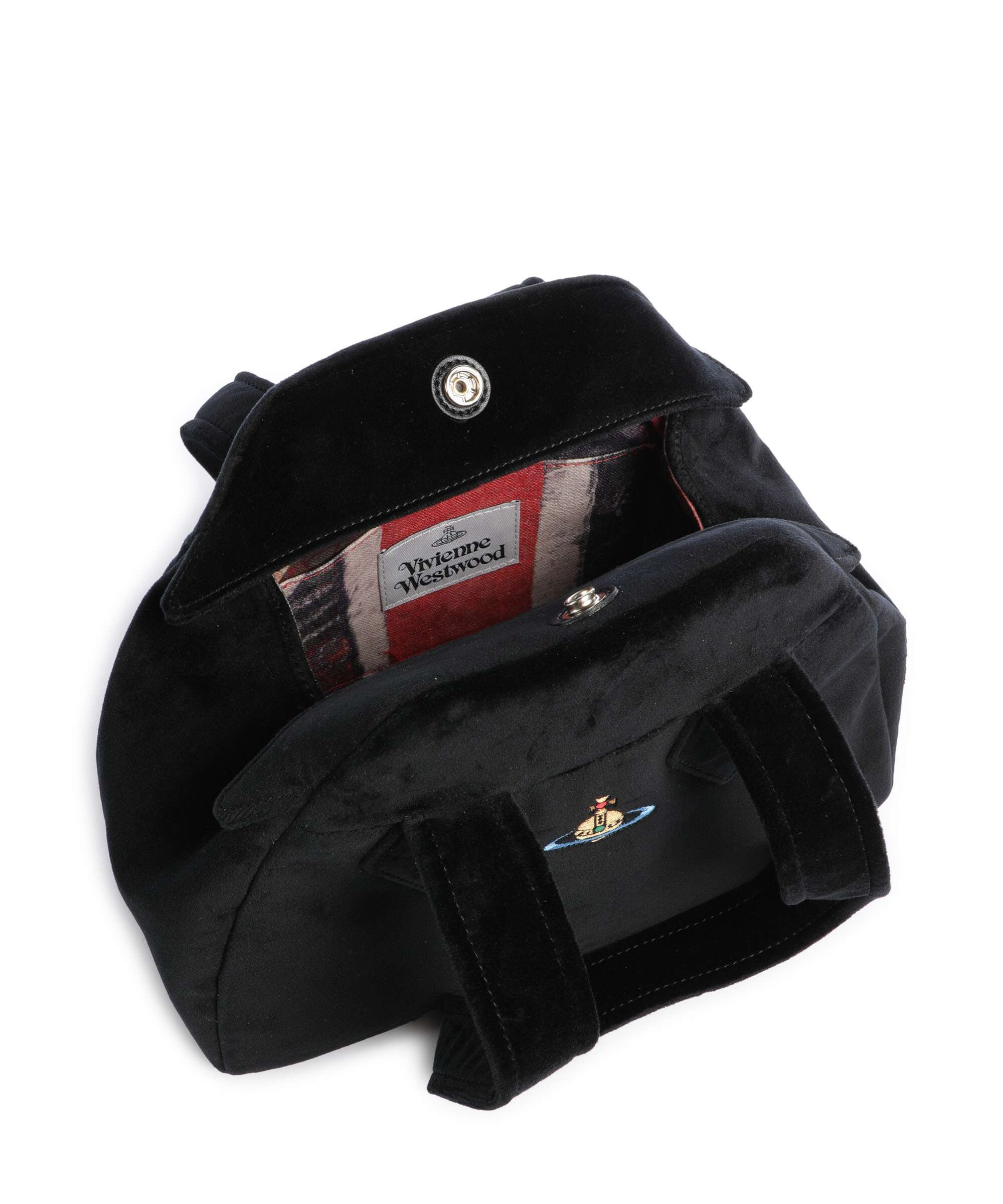 Vivienne Westwood Archive Velvet Medium Sac à main black - Image 6
