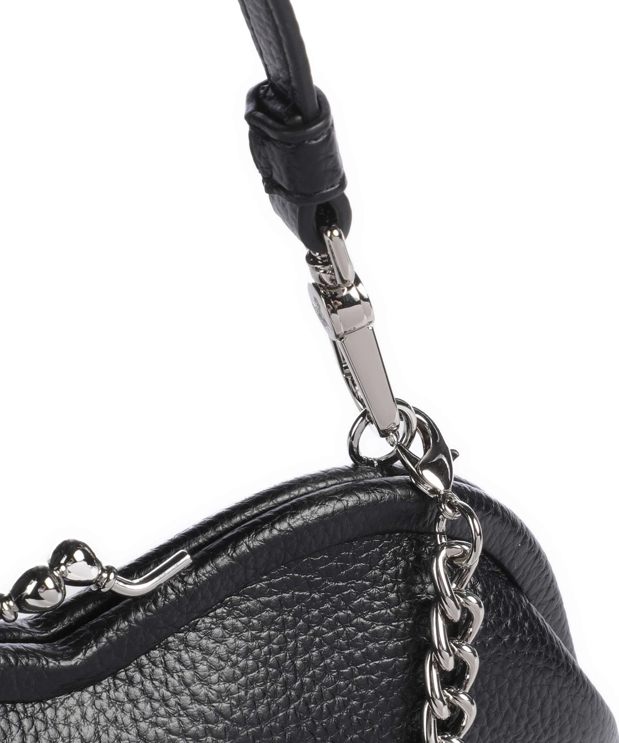 Vivienne Westwood Belle Heart Frame Re-Vegan Grain Sac porté épaule black - Image 4