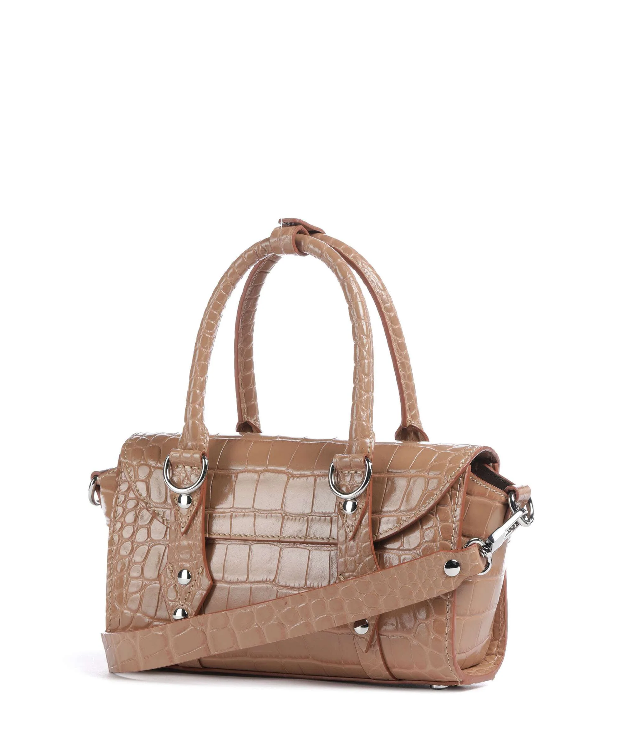 Vivienne Westwood Bettina Embossed Croc Mini Sac à main dusty pink - Image 2