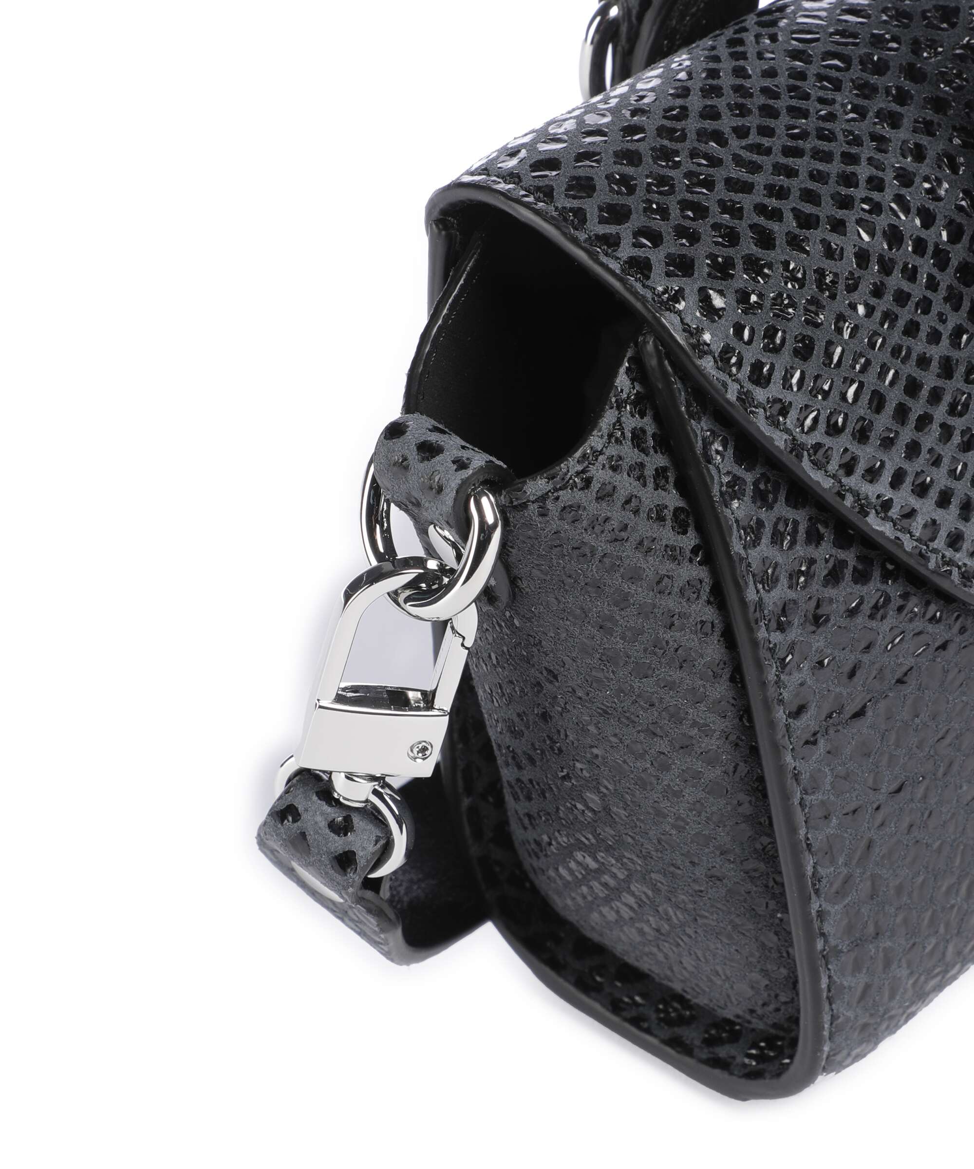 Vivienne Westwood Bettina Snake Effect Mini Sac à main dark grey - Image 4