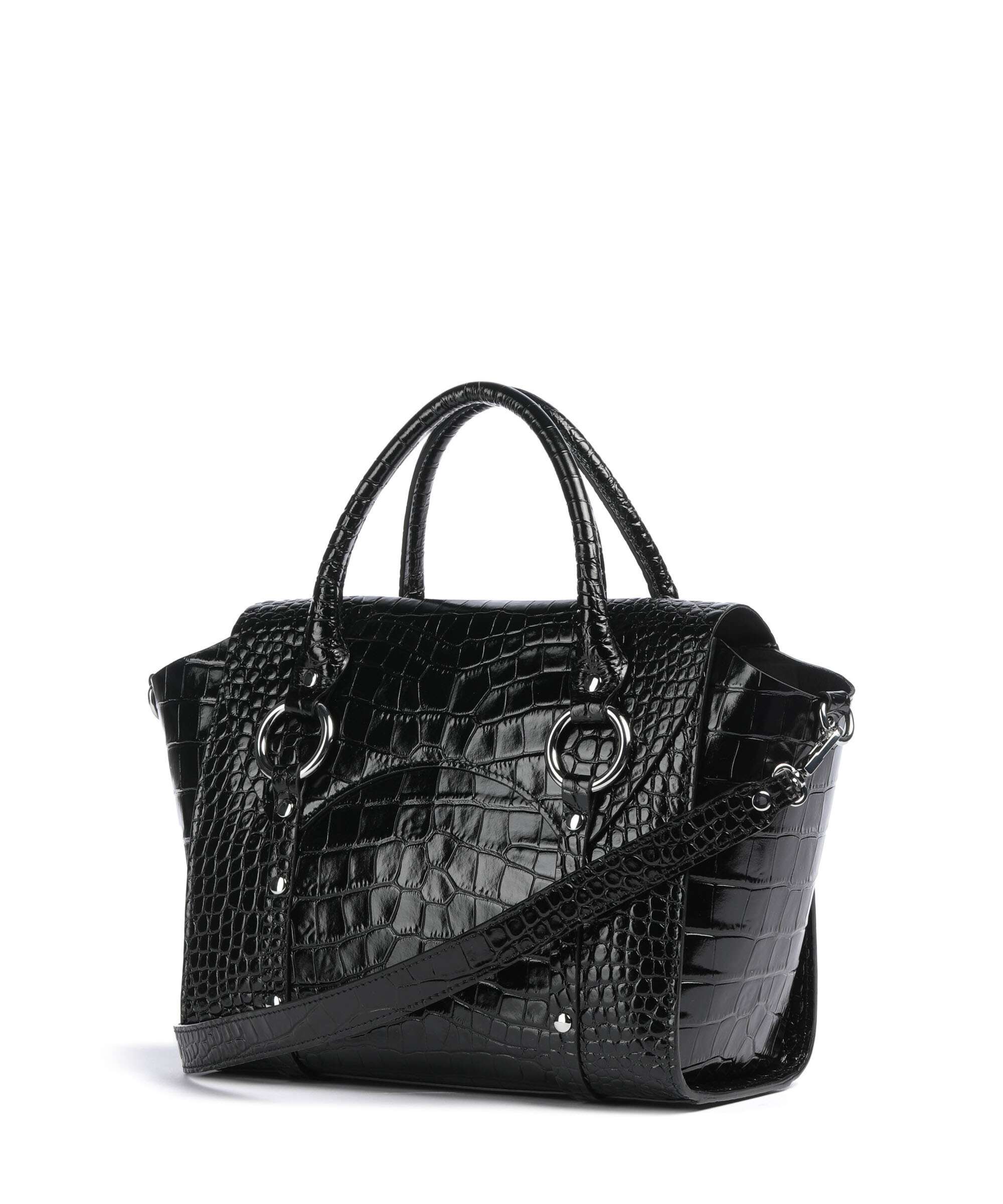 Vivienne Westwood Betty Embossed Croc Medium Sac à main black - Image 2