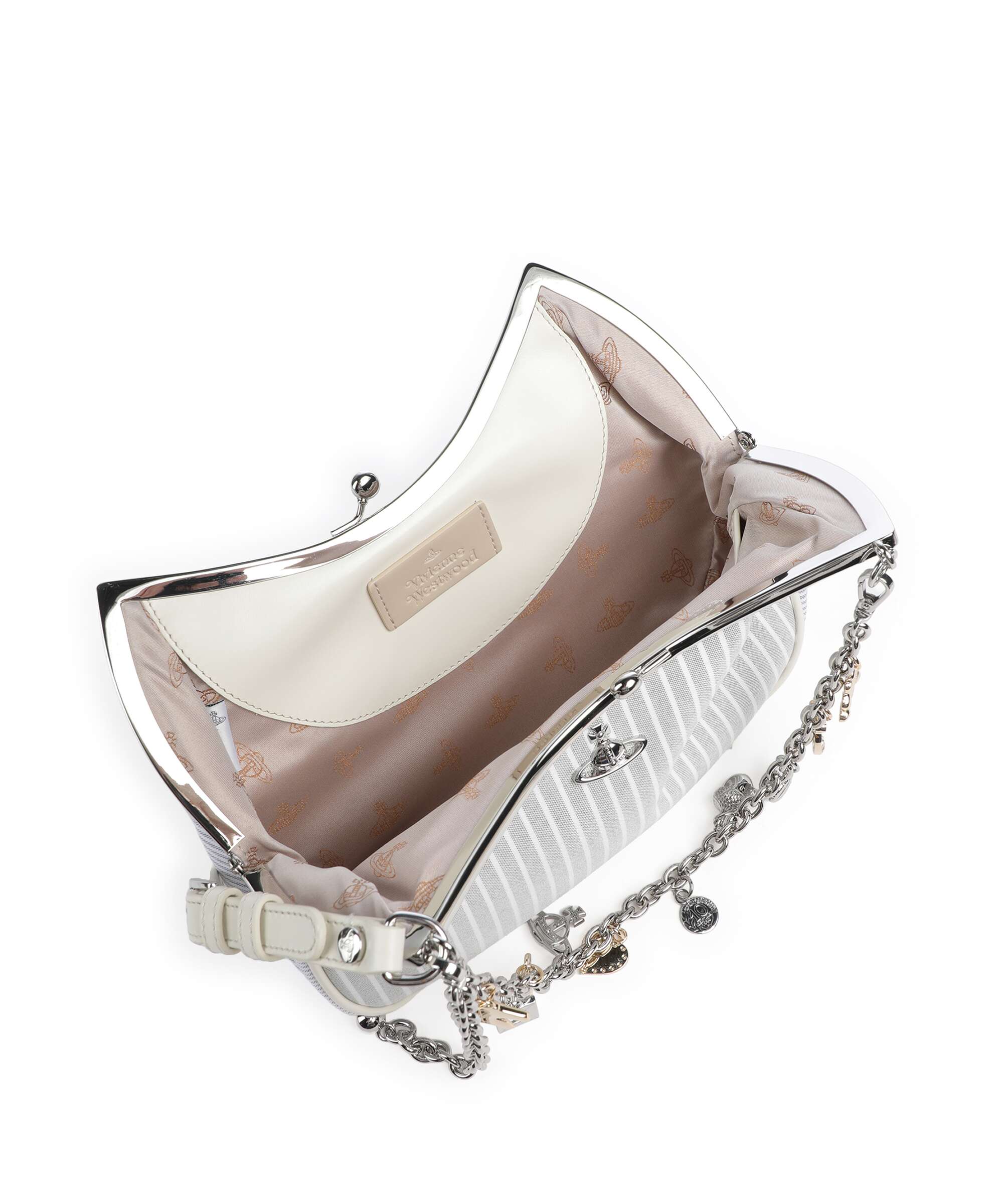 Vivienne Westwood Charm Frame Classic Oxford Shirt Sac porté épaule multi - Image 5