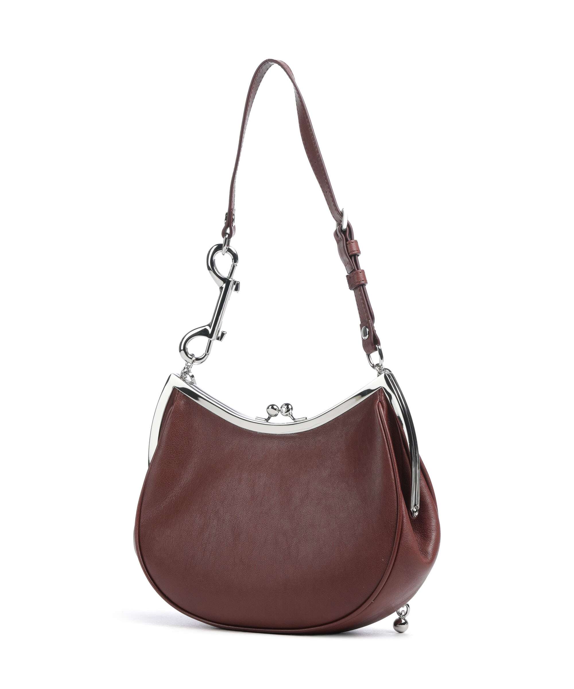 Vivienne Westwood Charm Frame Supple Sac porté épaule chestnut - Image 2