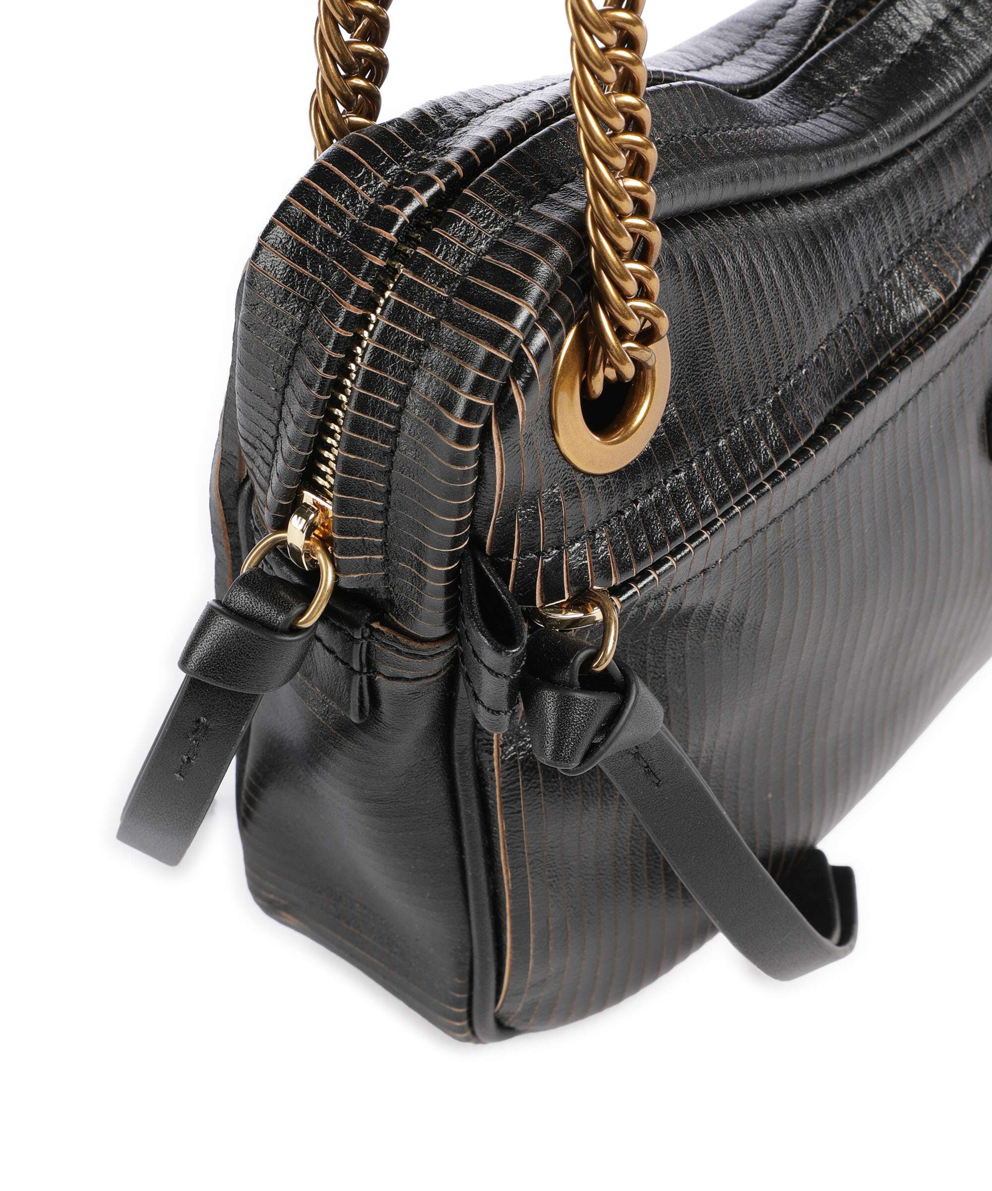 Vivienne Westwood Dolce Laser Line Medium Sac porté épaule black/beige - Image 4