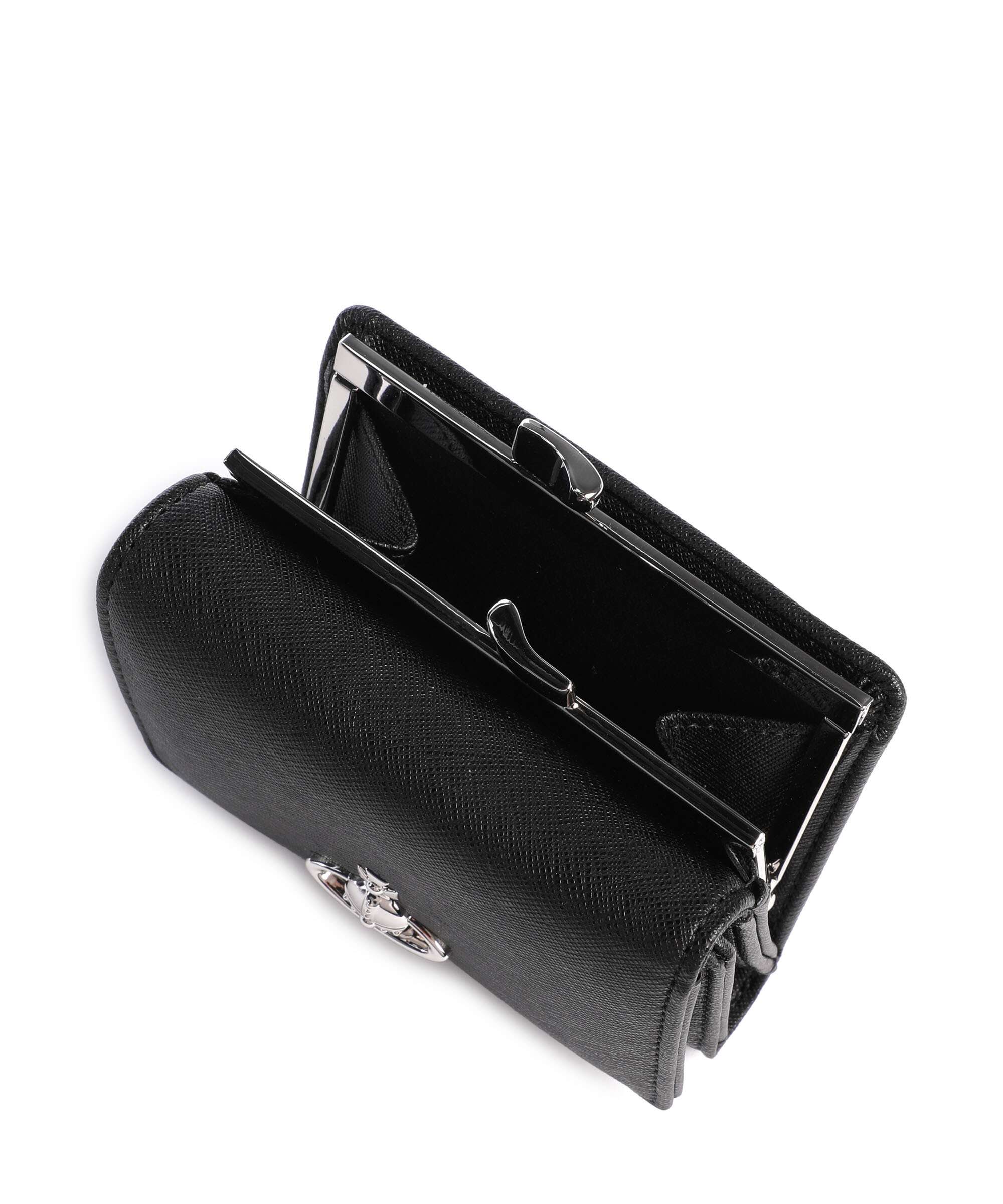 Vivienne Westwood Frame Saffiano Plain Small Portefeuille black - Image 3