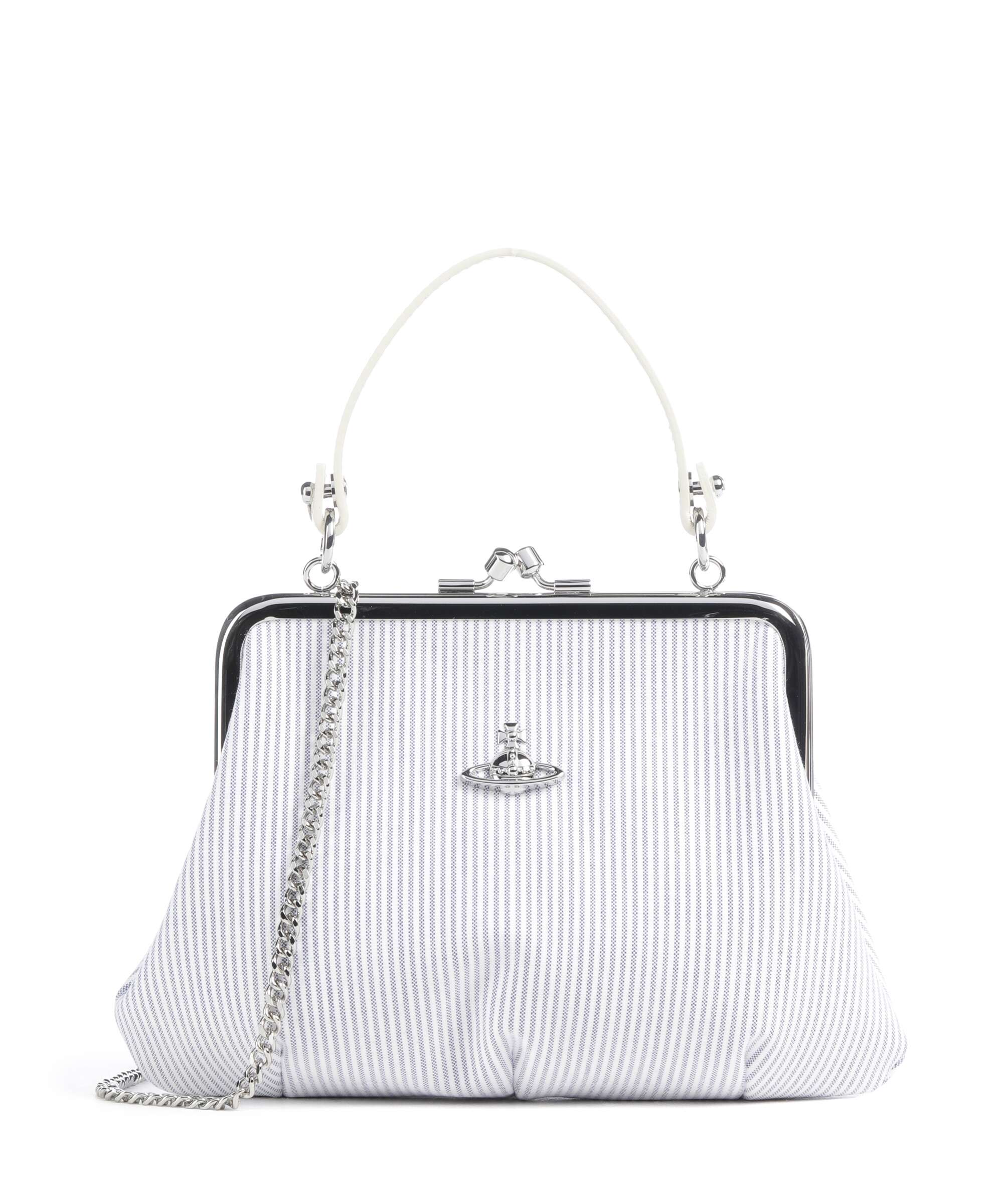 Vivienne Westwood Granny Frame Classic Oxford Shirt Sac à main ink stripe