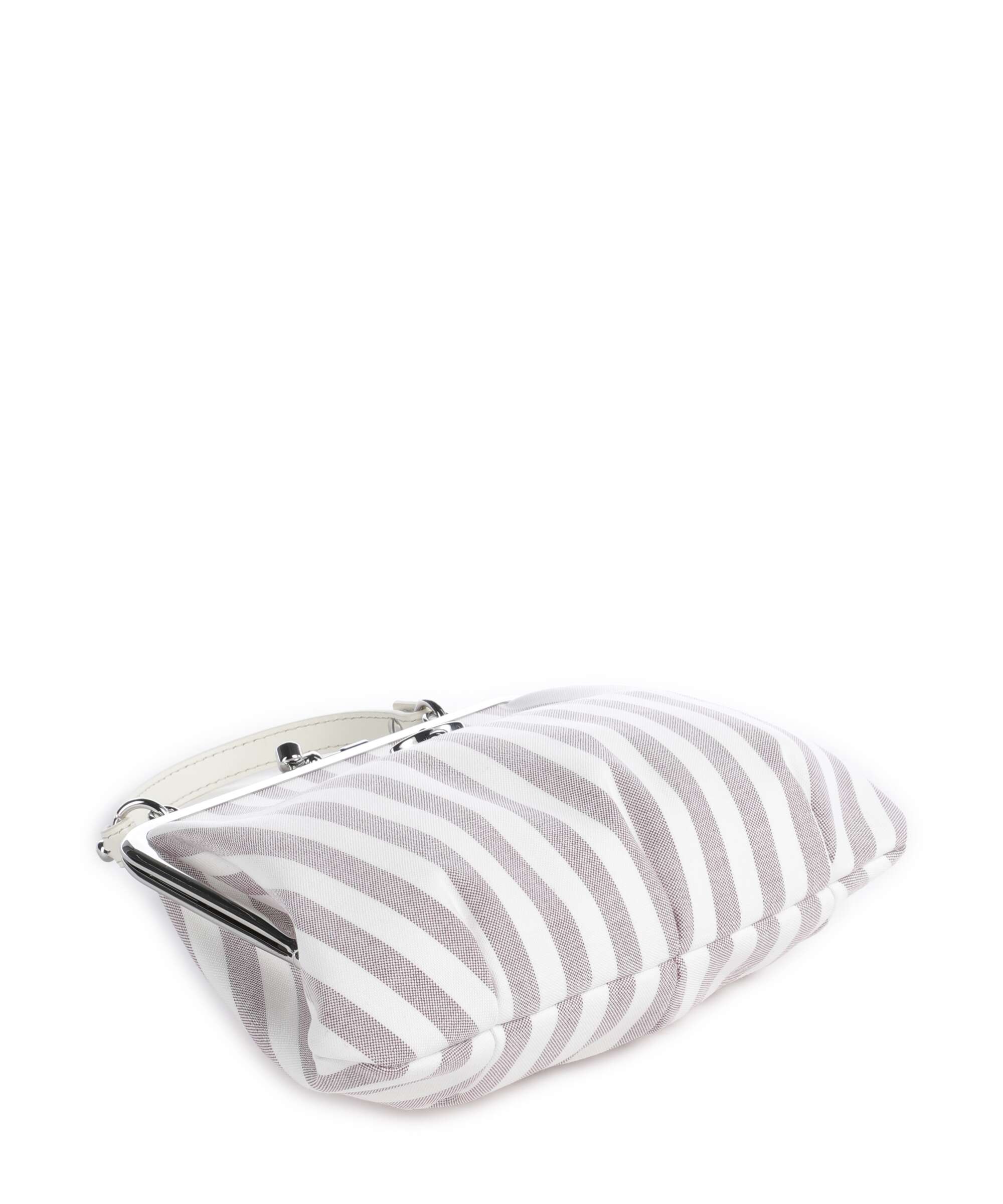 Vivienne Westwood Granny Frame Classic Oxford Shirt Sac à main burgundy stripe - Image 4