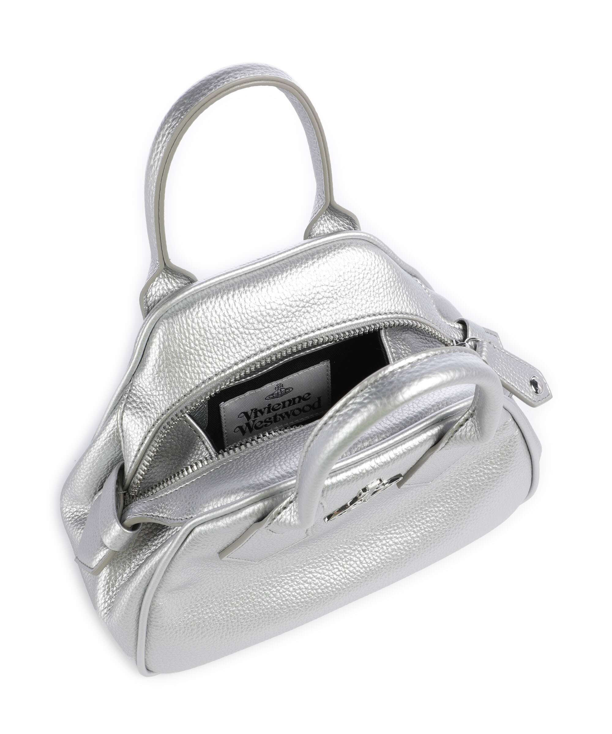 Vivienne Westwood Yasmine Grain Small Sac à main silver - Image 6