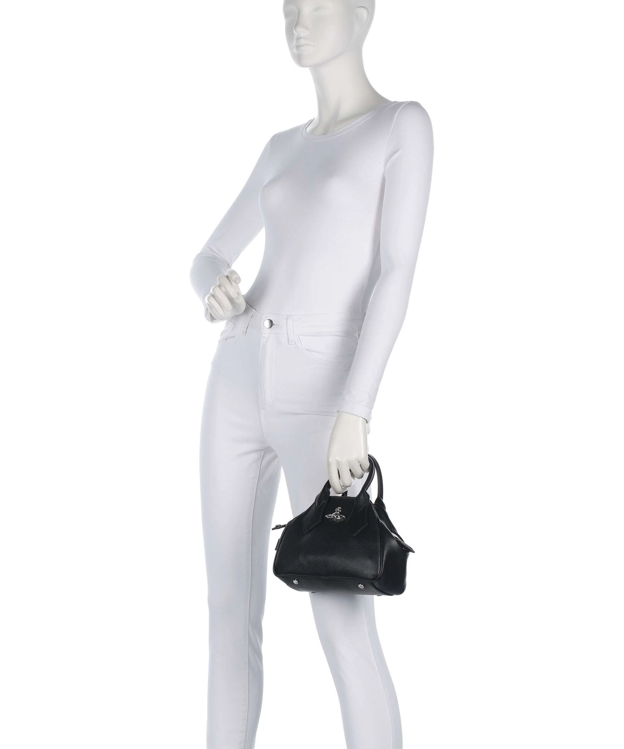 Vivienne Westwood Yasmine Grain Small Sac à main black - Image 3