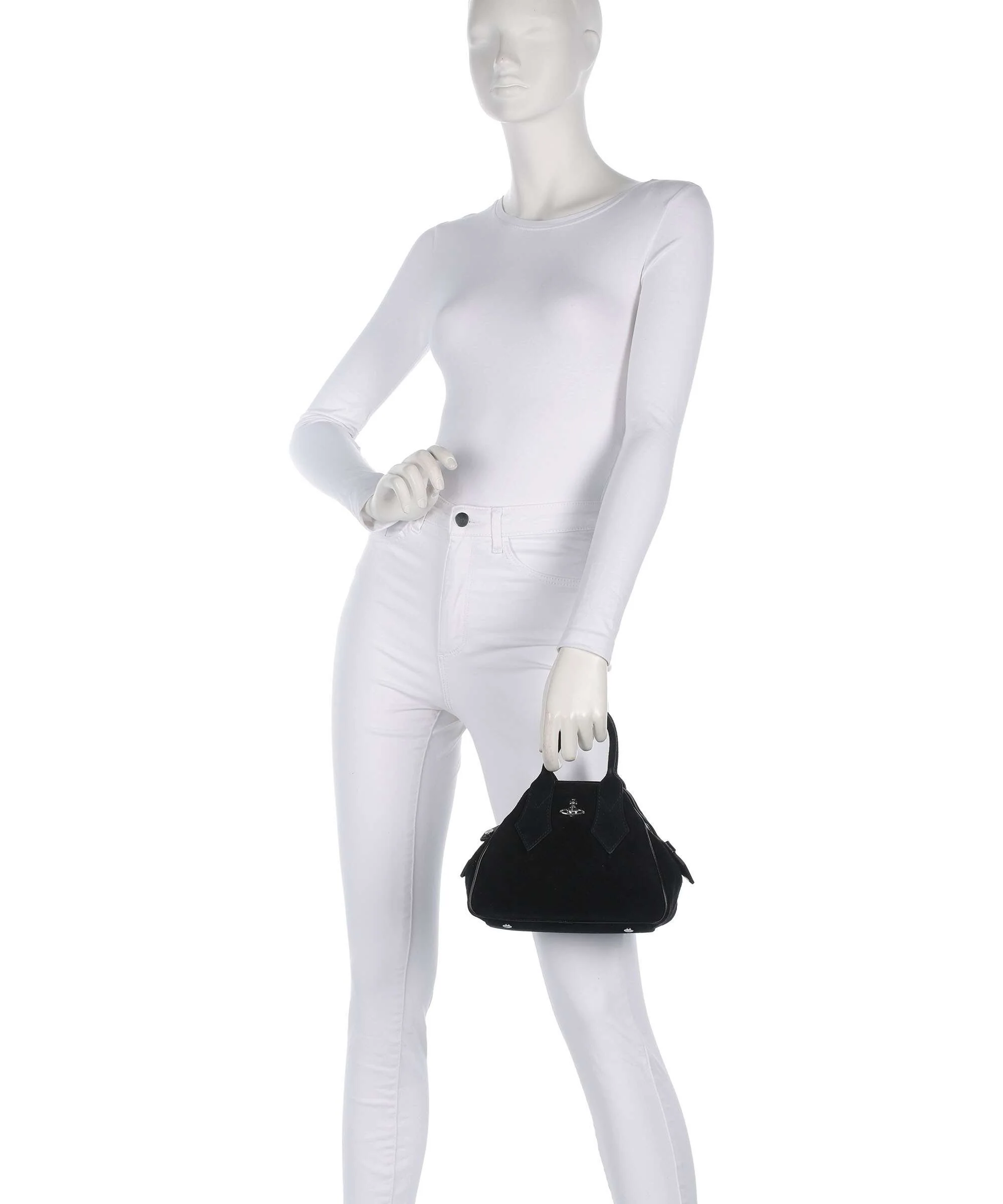 Vivienne Westwood Yasmine Suede Small Sac à main black - Image 3